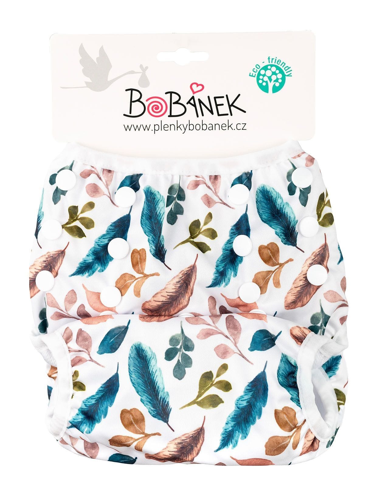 Bobánek - Rostoucí plavky Velké - Bílá pírka