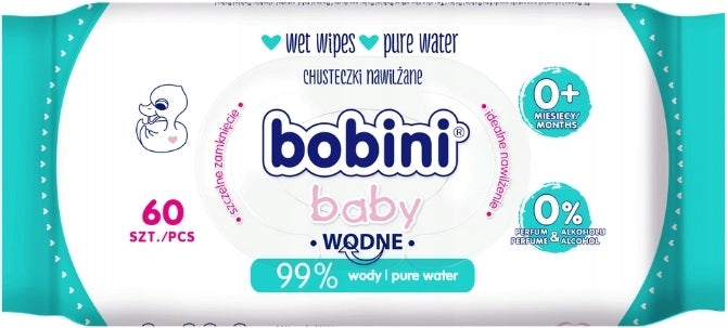 Bobini Baby wet wipes for children water 60 pcs.