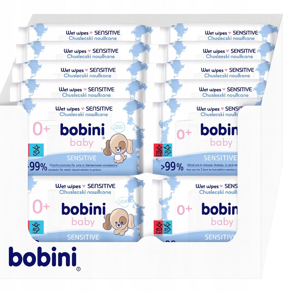 Bobini Wipes Moisturized Sensitive 24x60pcs Carton