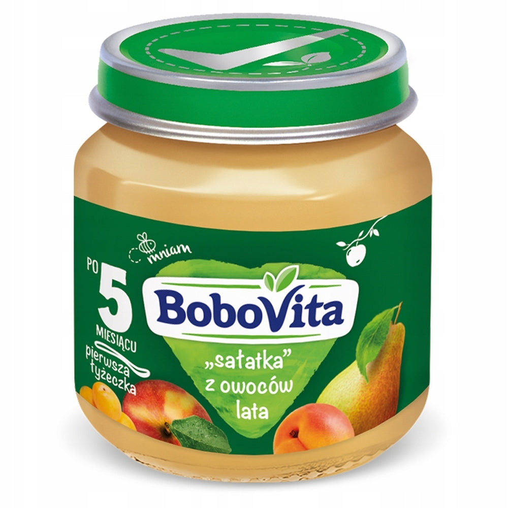 BoboVita Dessert Fruit Salad Summer After 5 Months Onwards 125g Brand Bobovita