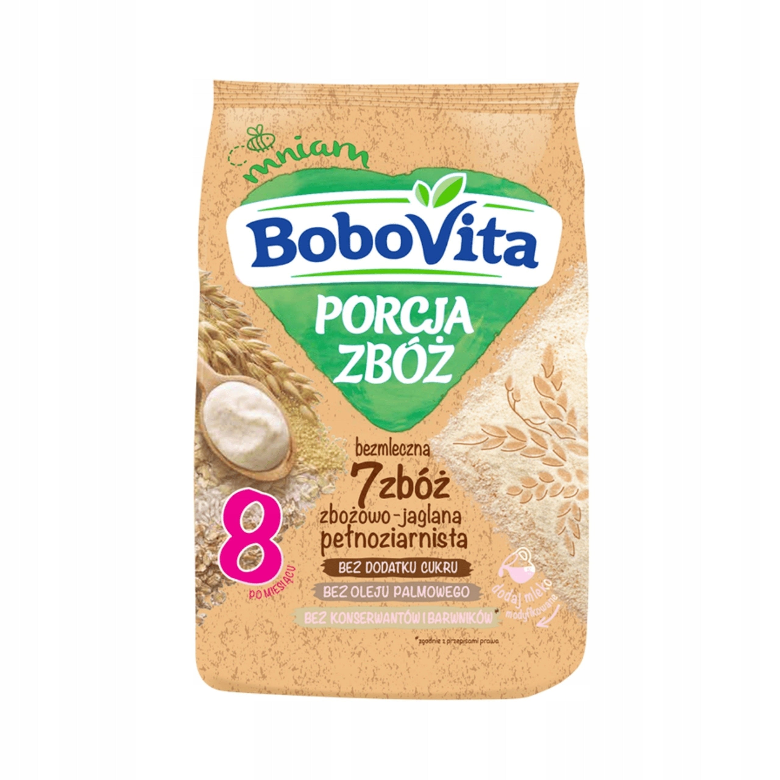 BoboVita non-dairy porridge 7 cereals 170g 8m+ whole grain