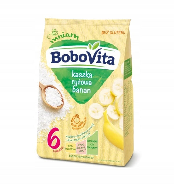 BoboVita rice porridge banana after 6 months without dairy and gluten-free 180g