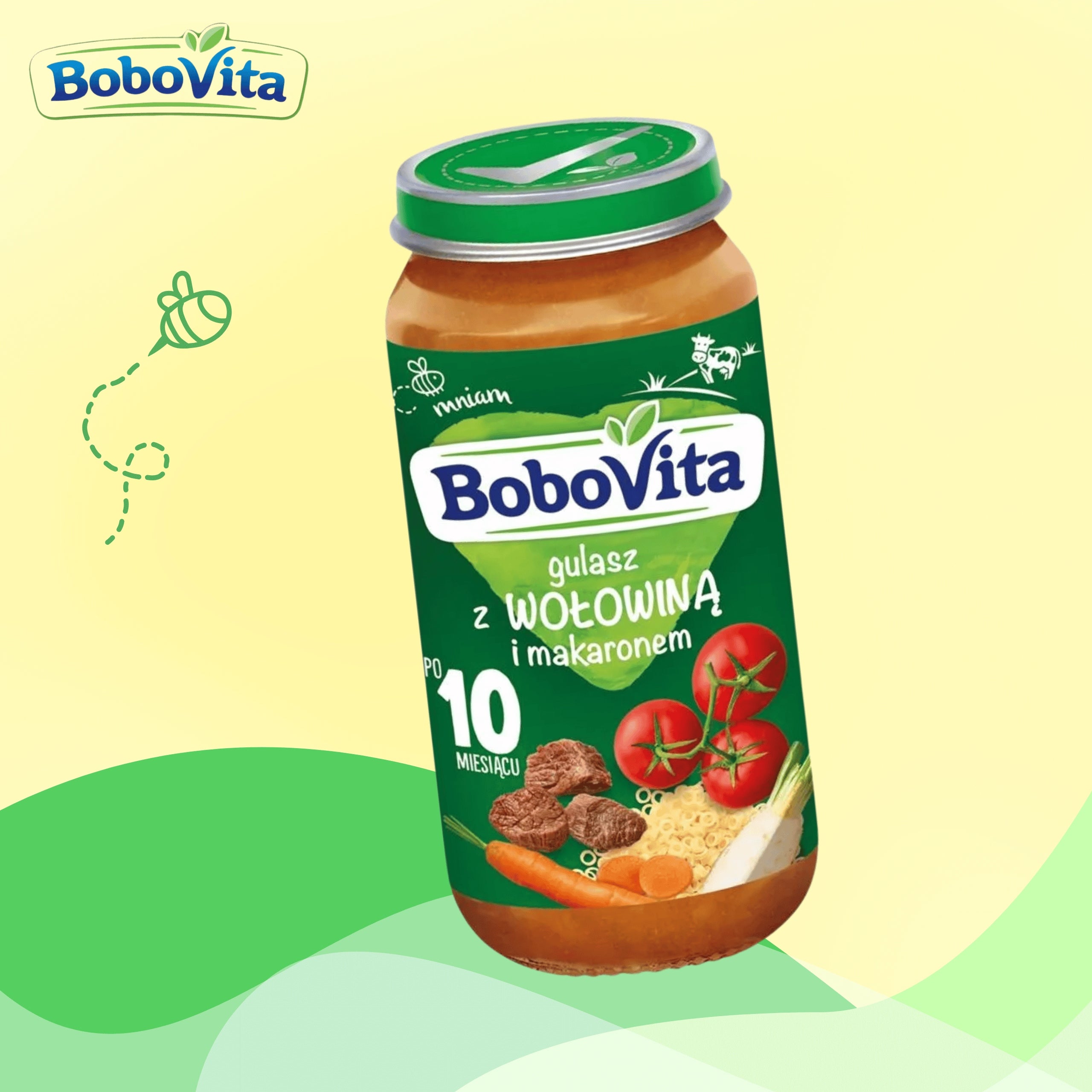 BoboVita stew with beef and pasta after 10 months 6x250g Age range from 10 months