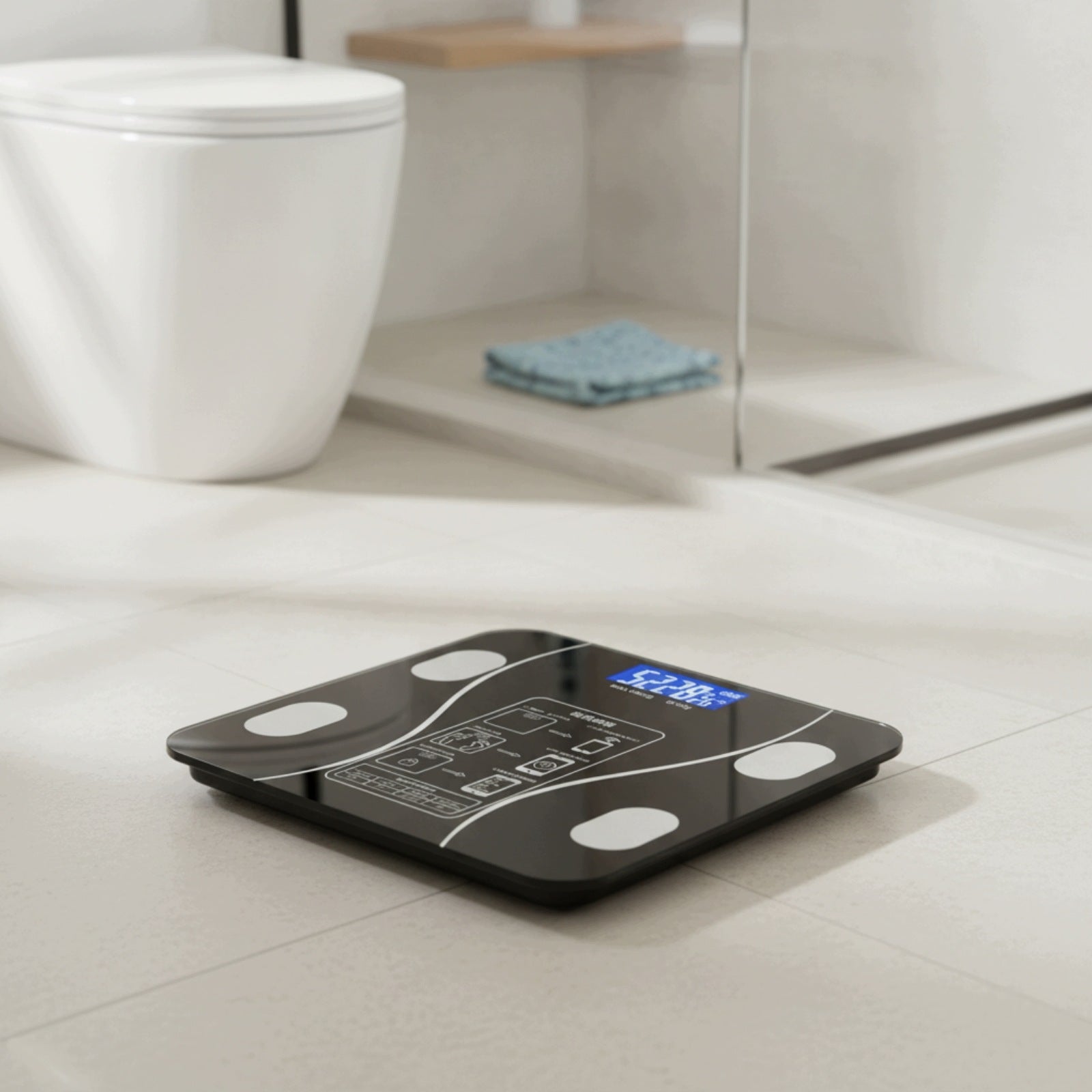 Body Adipose Scale Digital Body Composition Scale Tempered Glass Brand no brand