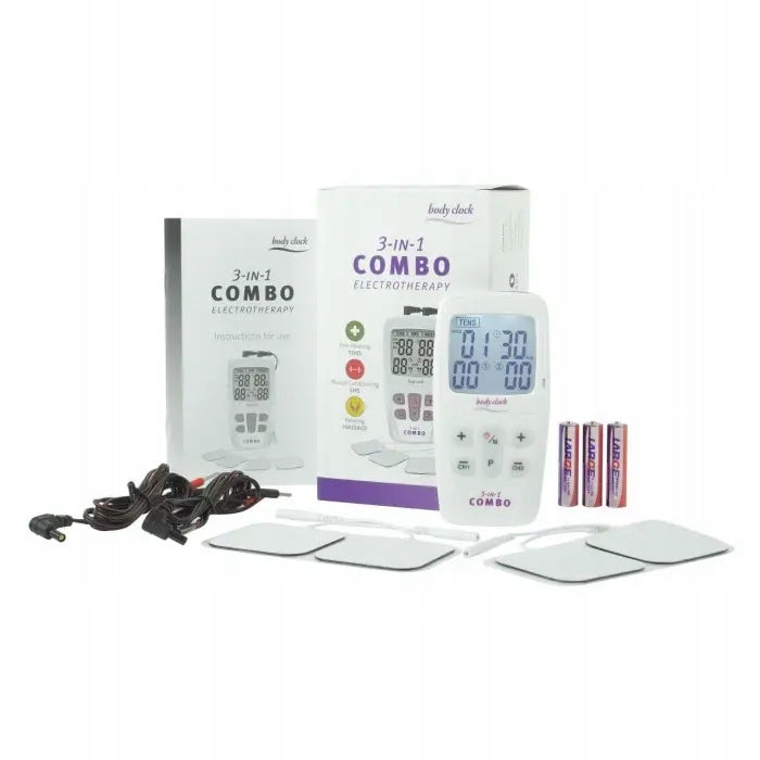 Body Clock 3-in-1 Combo - elektroterapeutický přístroj - TENS, EMS, MASÁŽ Medical device yes