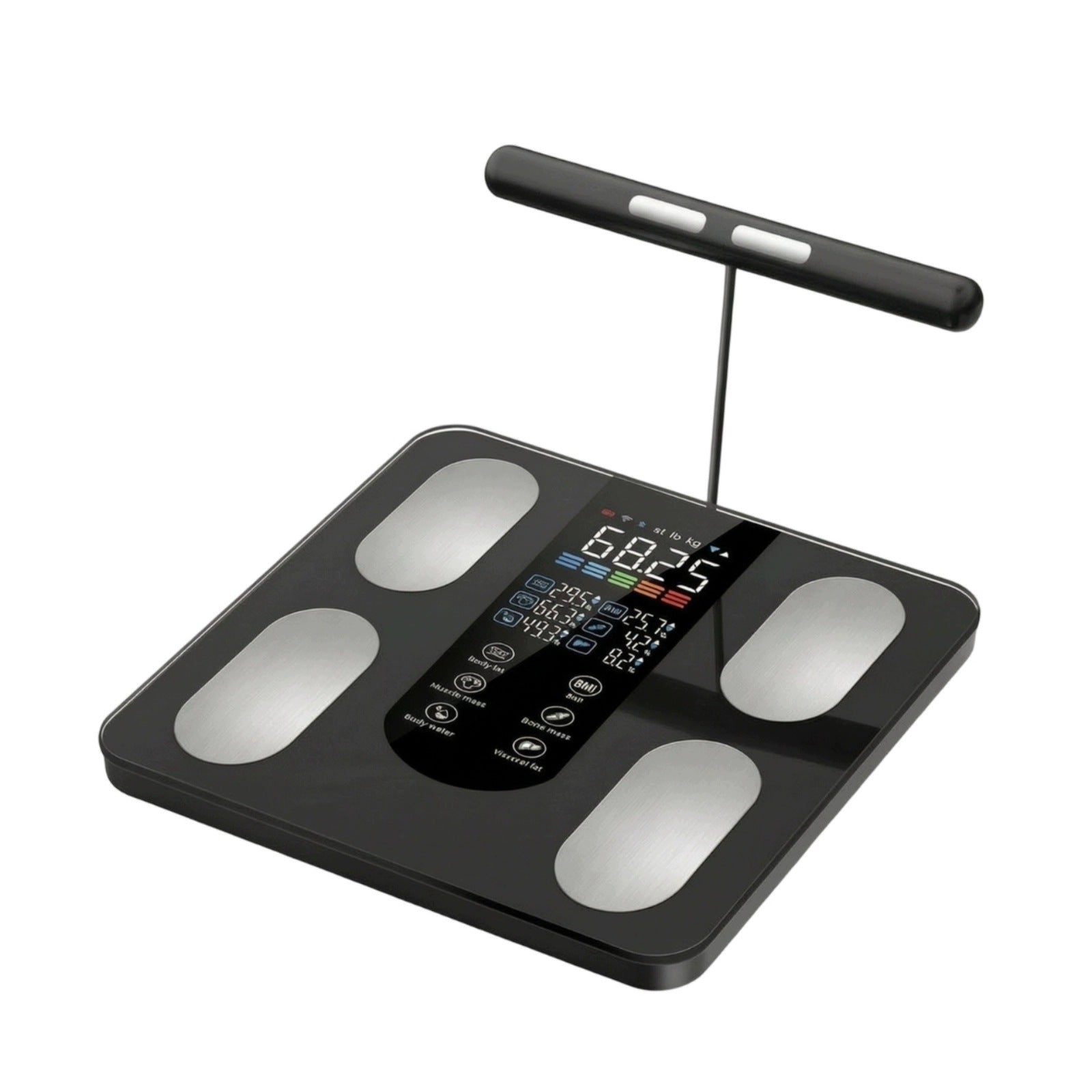 Body Composition Scale with Handle Large Display for Home Gym, Athletes