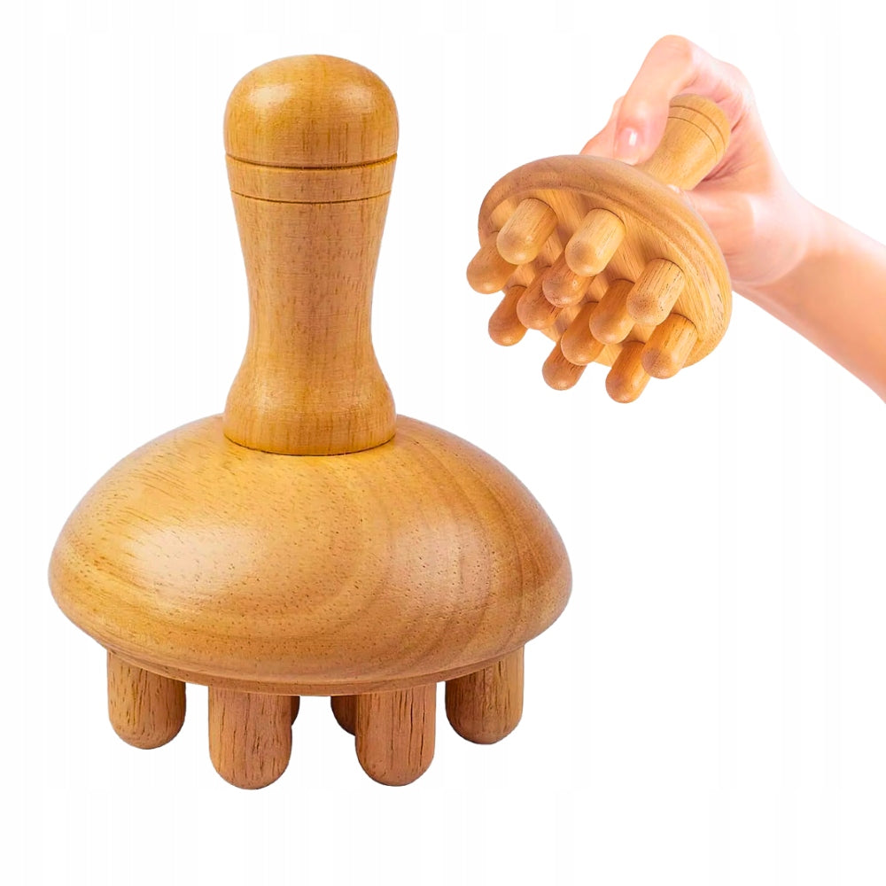 Body Relaxation Massage Brush Wooden Anti-Cellulite Massager