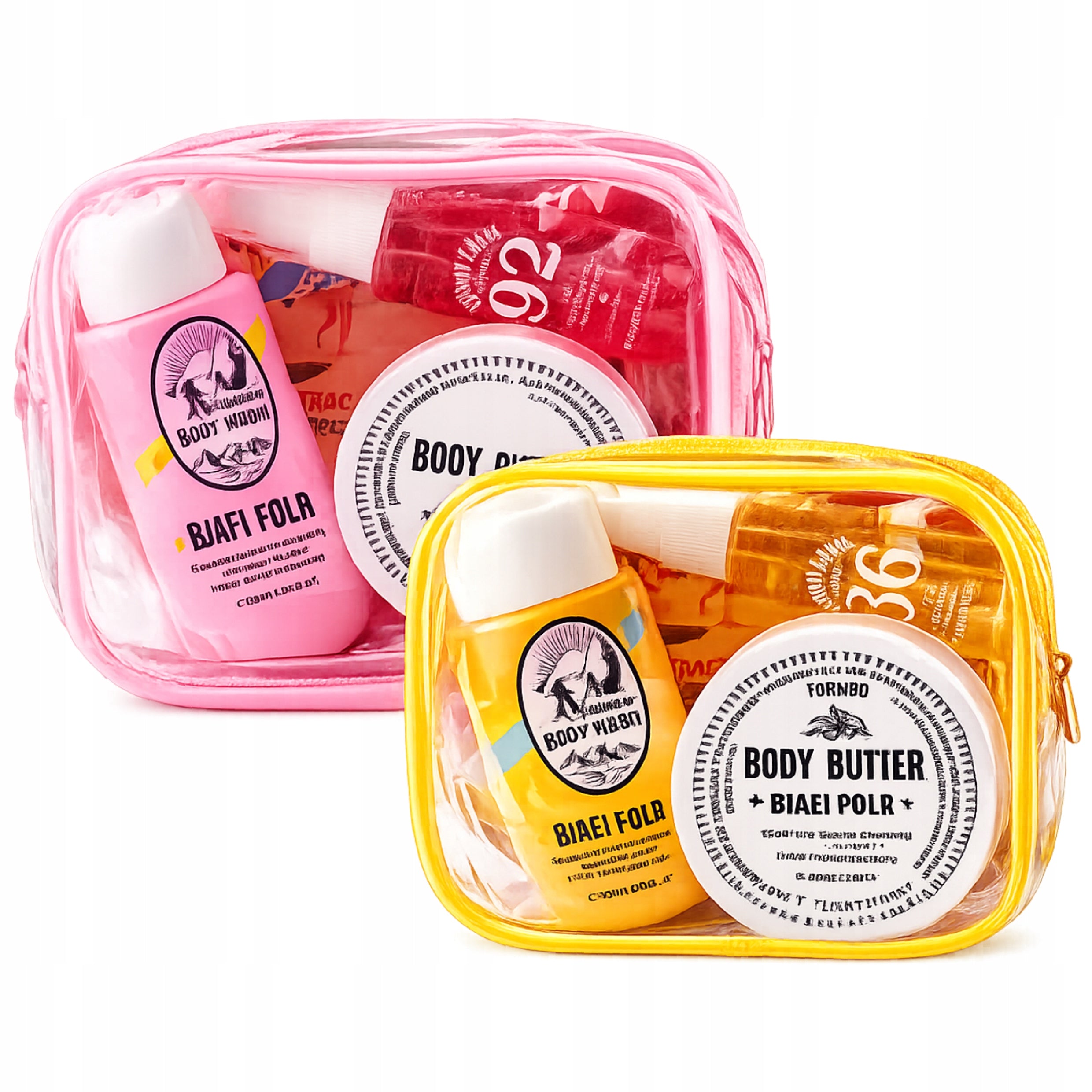 Body Set Balm + Mist + Gel Travel Set Gift Skin Care 3in1 Brand no brand