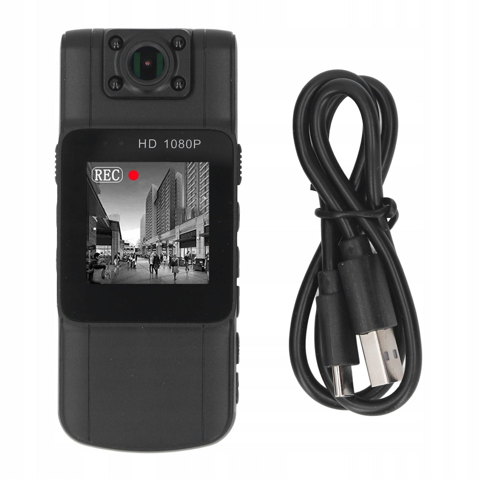 Body Worn Camera 2K HD TFT Color Screen 180 Degree Rotating 9C Brand no brand