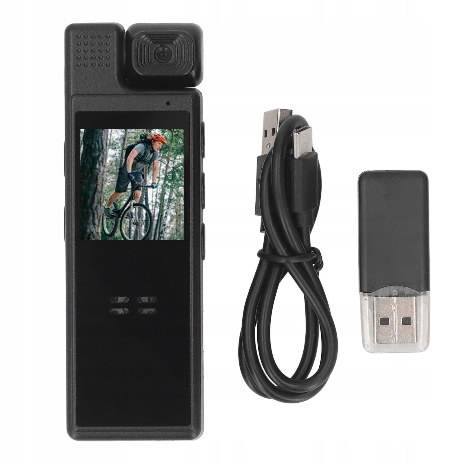 Body worn camera, 180 degree rotating lens Wearable Brand no brand