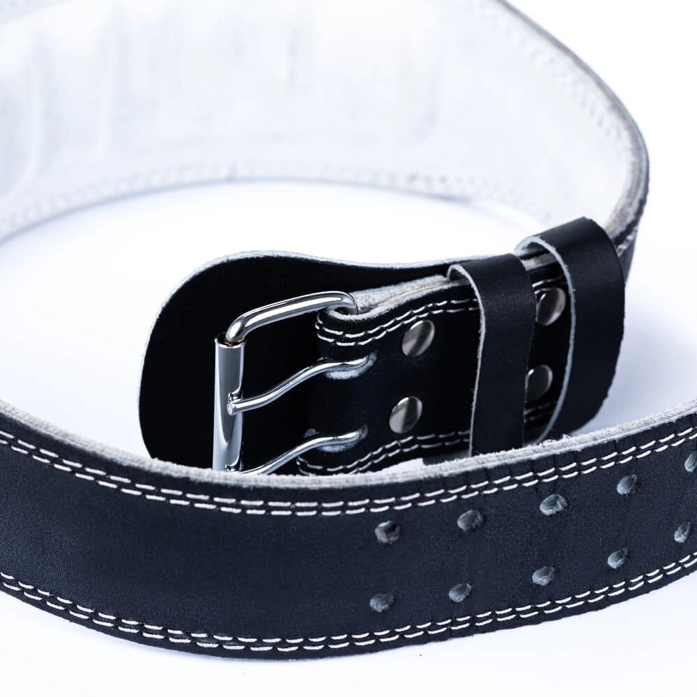 Bodybuilding belt made of leather DBX-WB-3-L 2859 Dominant material genuine leather