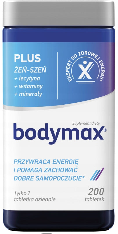 Bodymax Plus GINSENG VITAMIN VITALITY 200 tabl.