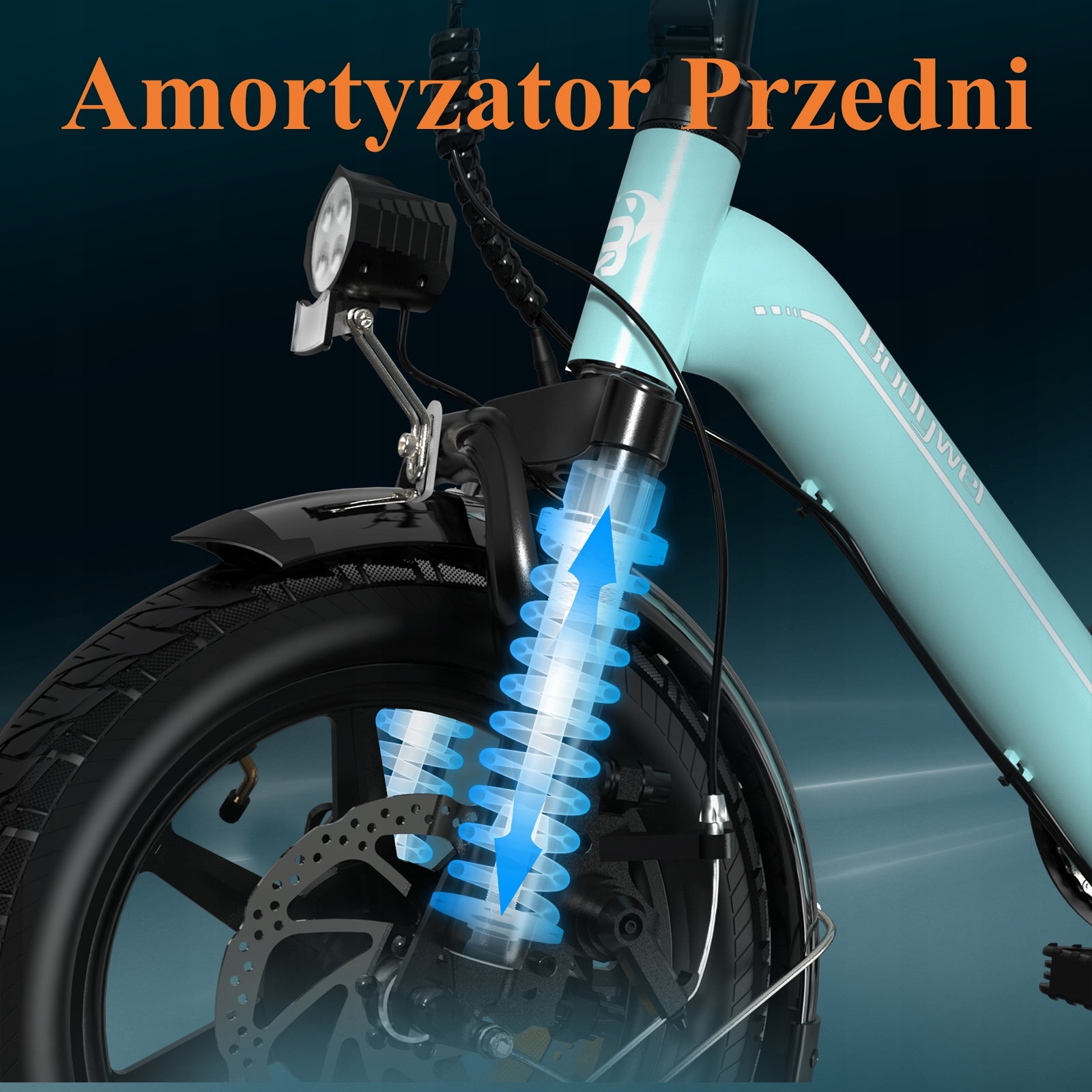Bodywel 14'' E-Bike 250W City Electric Bike Adults Mini Ebike With Rack Manufacturer code L-T16PRO-BK-HJ
