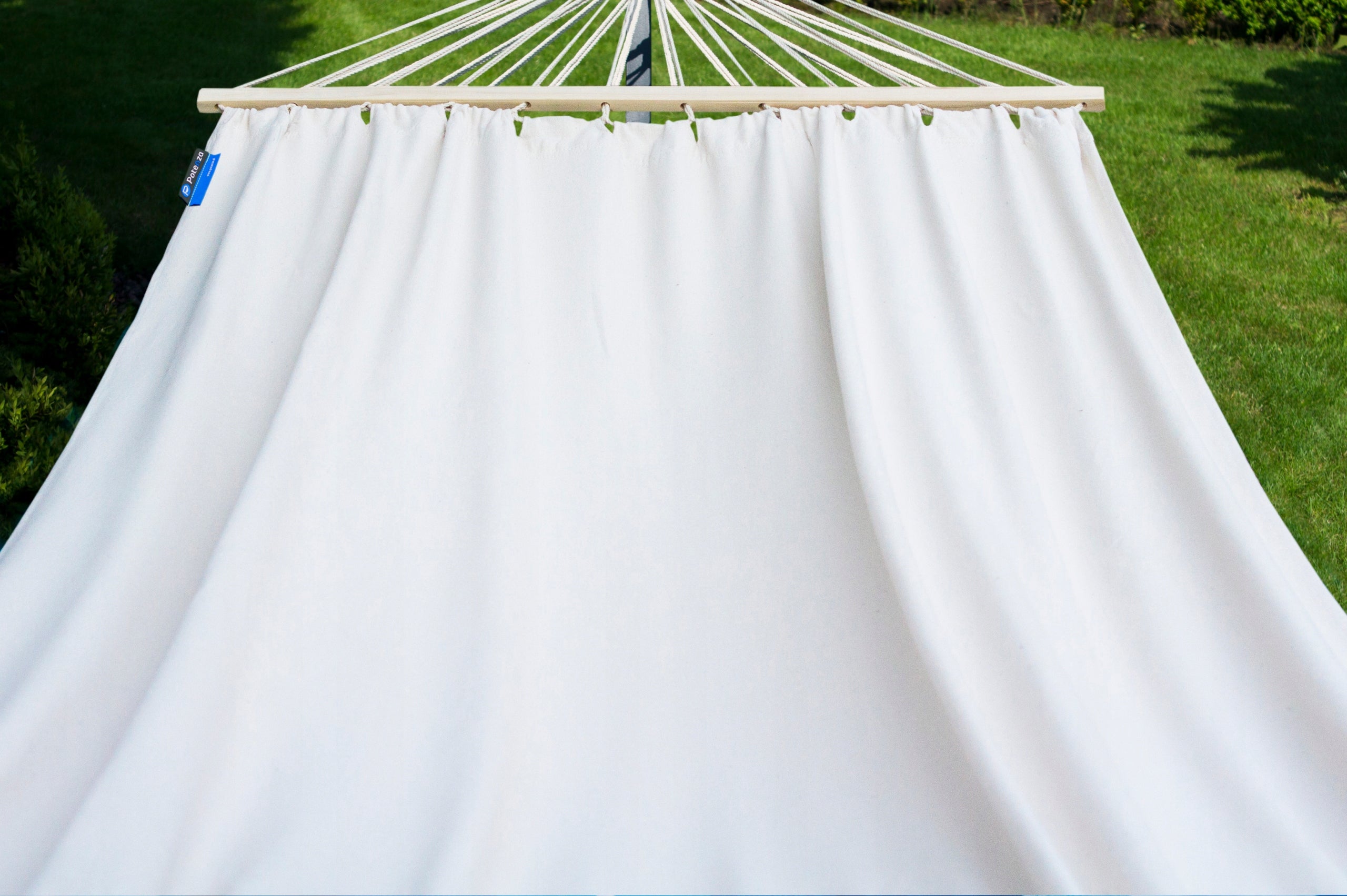 Boho garden hammock with fringes SANTIA double with crossbars POTENZA Manufacturer code H-SANTIA-POP