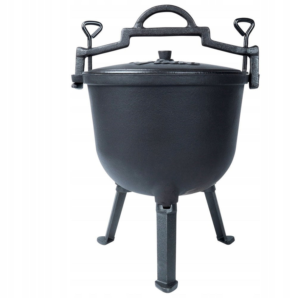 Boiler CAST IRON hunting pot for roasts roasted stews 10L Manufacturer Vilde