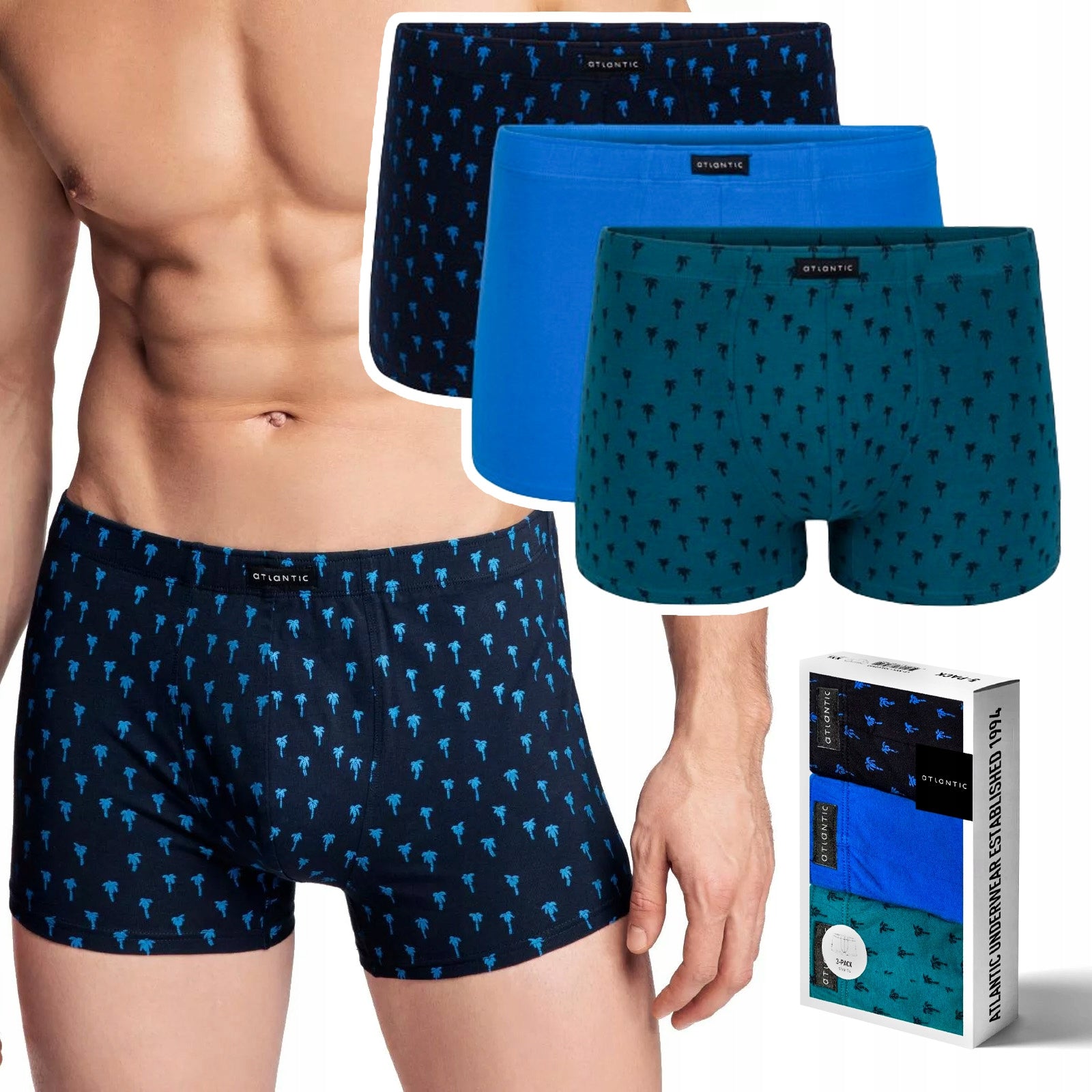 Trumpikės vyrams Atlantic, mėlyni