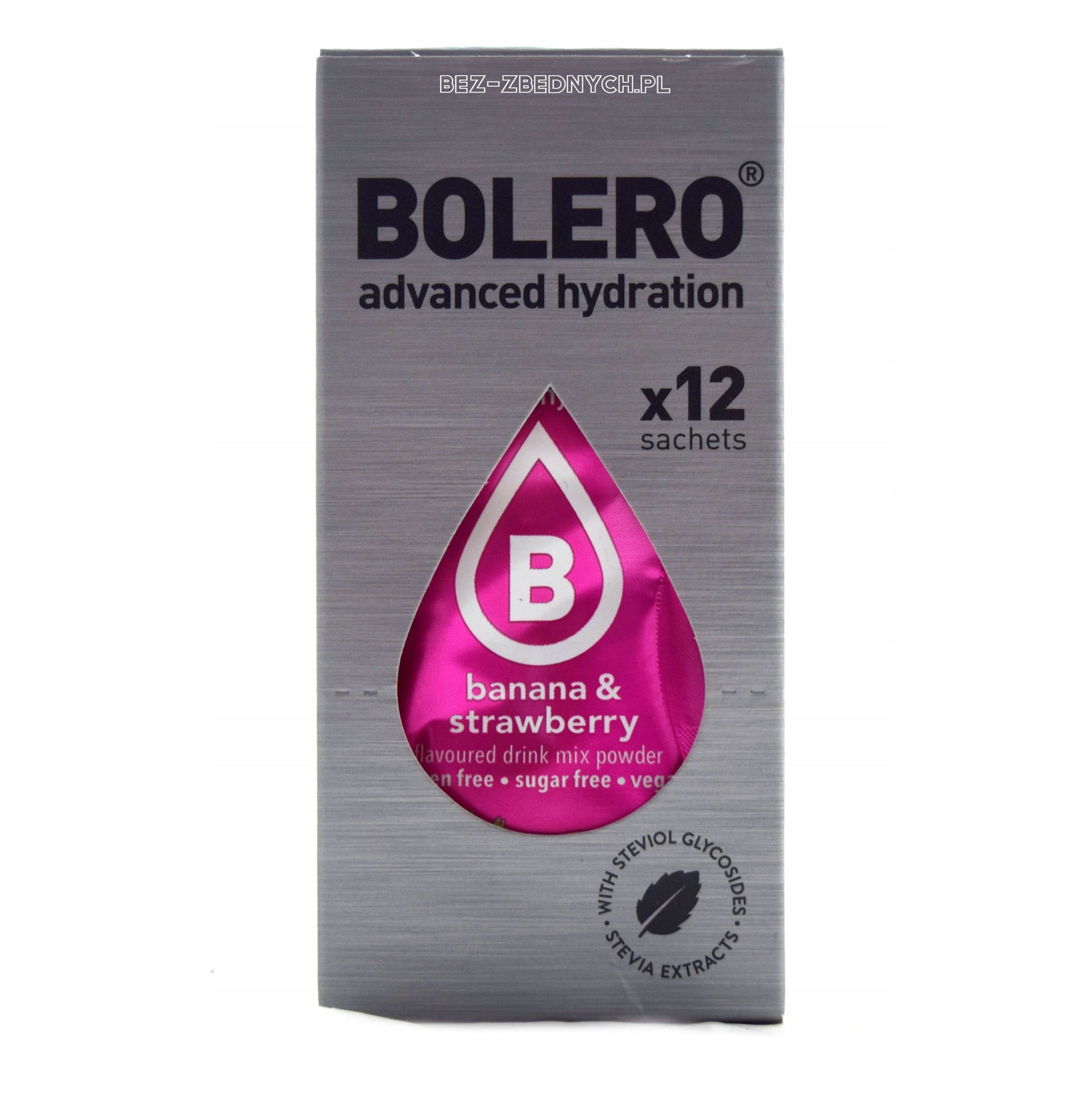 Bolero Drink Classic 3g DRINK POWDER LOW CALORIES STEVIA BANANA STRAWBERRY
