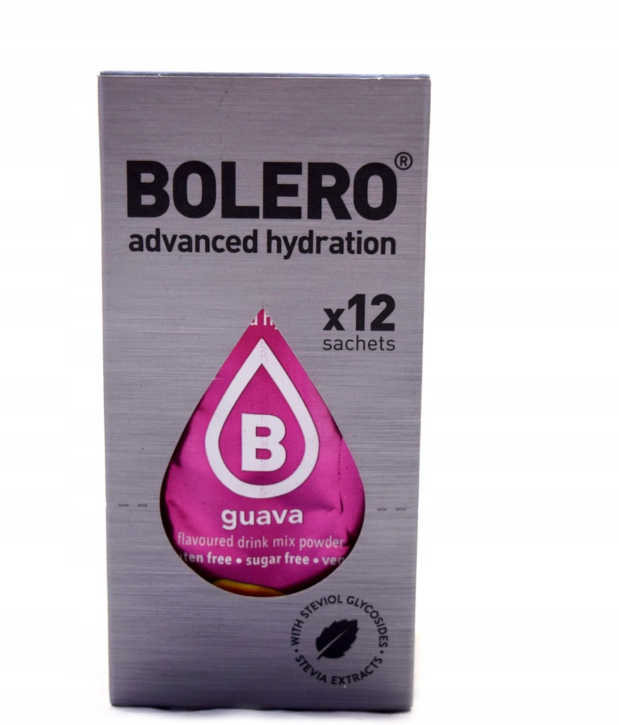 Bolero Drink Classic 3g STEVIA DRINK WITHOUT SUGAR LOW CALORIES VEGAN GUAVA
