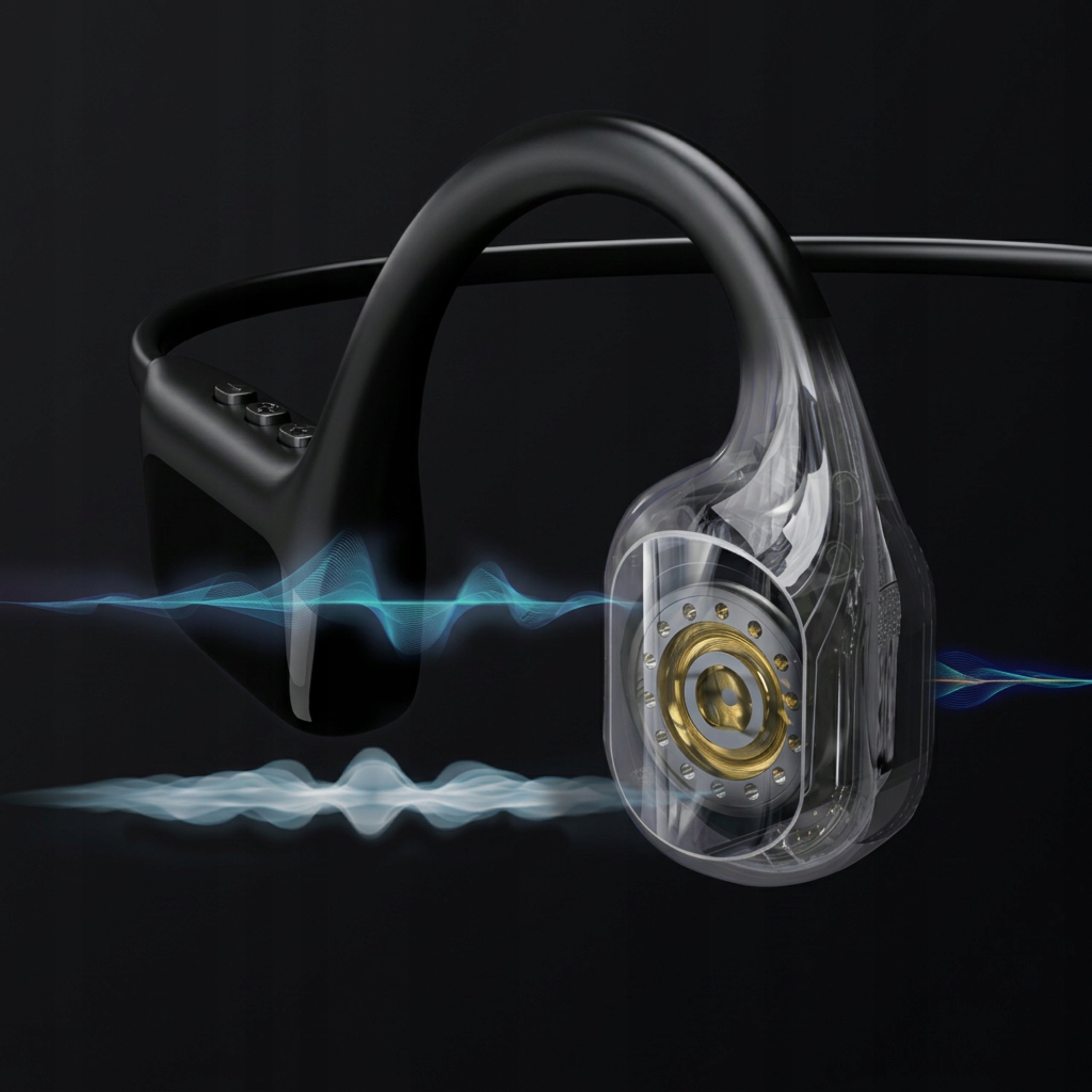 Bone Headphones Wireless Waterproof Memory 32GB Real Bone MP3 Manufacturer code EJ-AL06