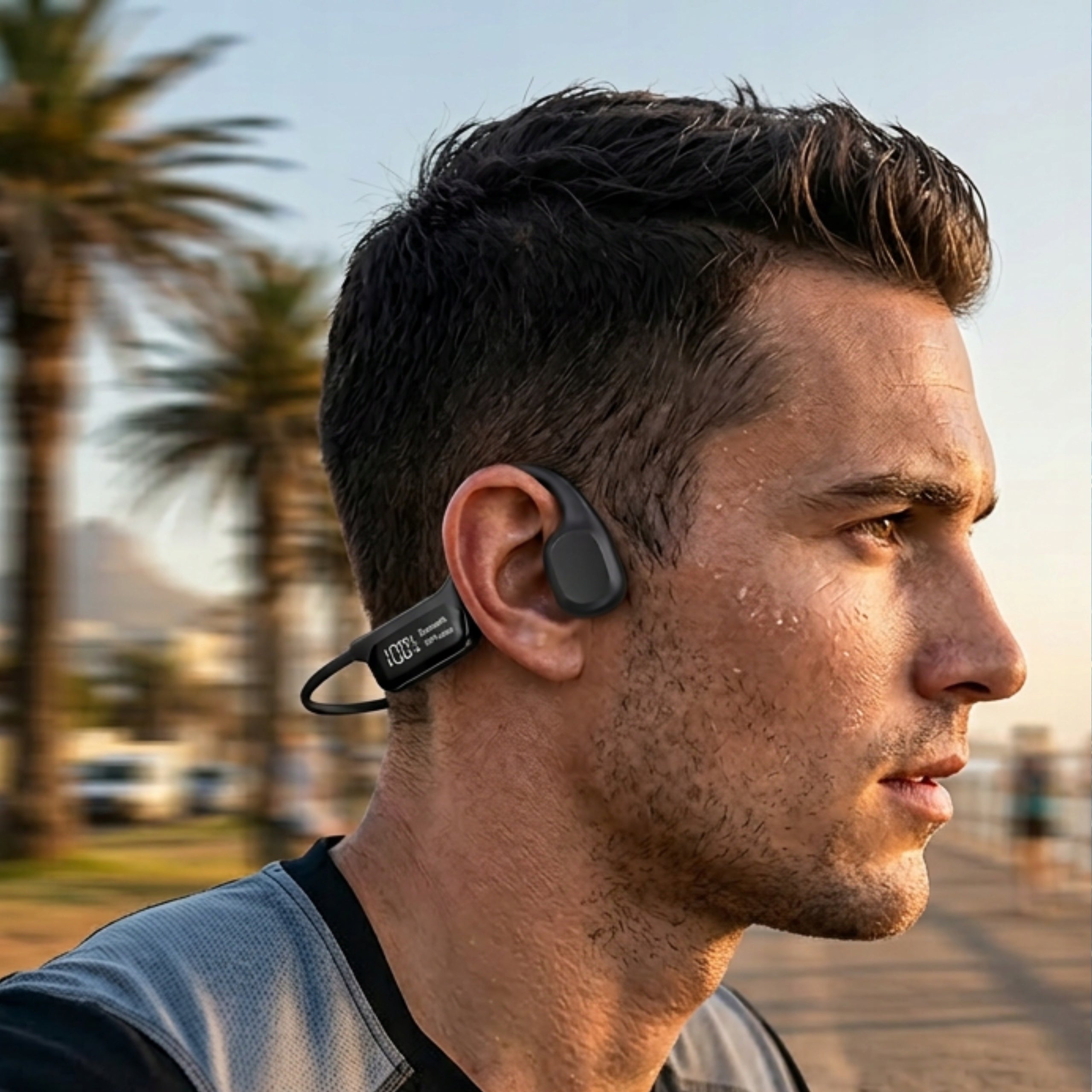 Bone Headphones Wireless Waterproof Memory 32GB Real Bone MP3 Packaging status original