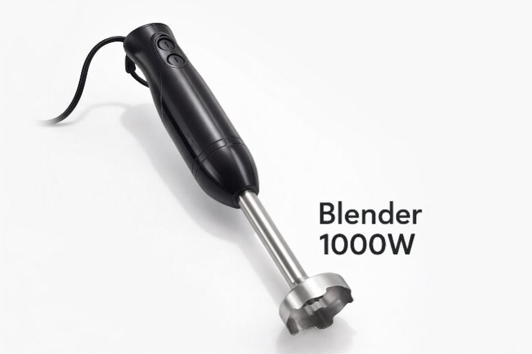 Bonsenkitchen Hand Blender HB3201 1000W Steel 2 Speeds