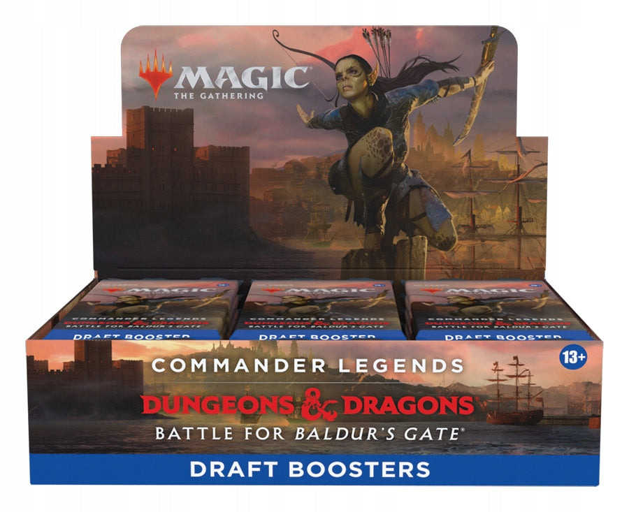 Ergänzung für Spielkarten MTG Commander Legends Baldur's Gate Draft Booster, 24 Stk