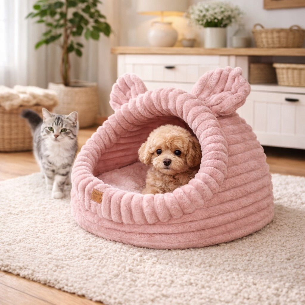 Booth and bed MOUSE CORDUROY for small cat dog COZY bedding M Packaging status original