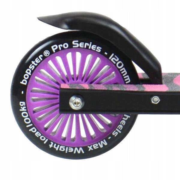 Bopster Folding Scooter 5/14 Years Pink Zebra Kind two-wheeled