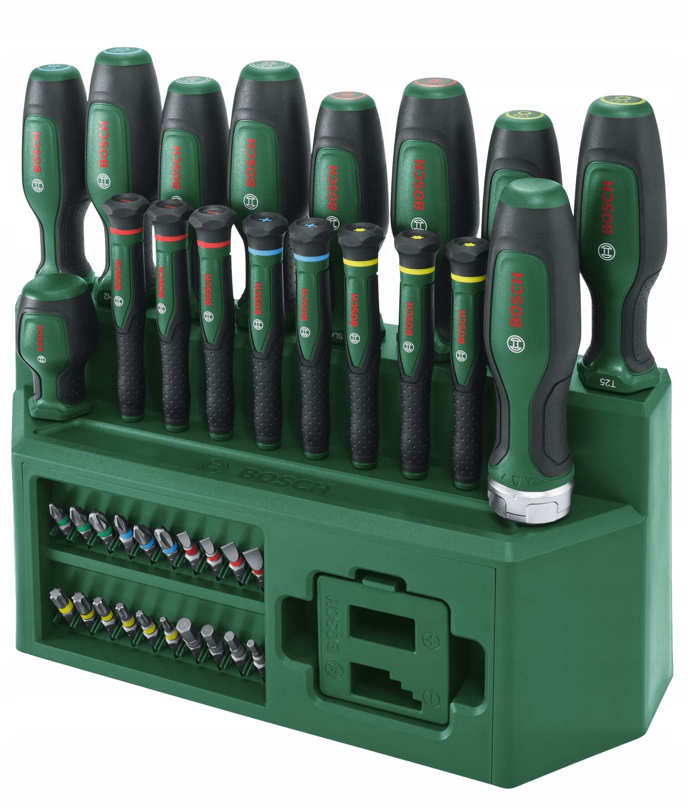 Bosch 39-Piece Mixed Screwdriver Set PH PZ SL TX Stand 1600A02Z9L