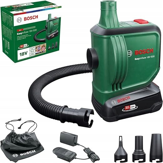 Bosch EasyInflate 18V-500 electric pump + battery + charger