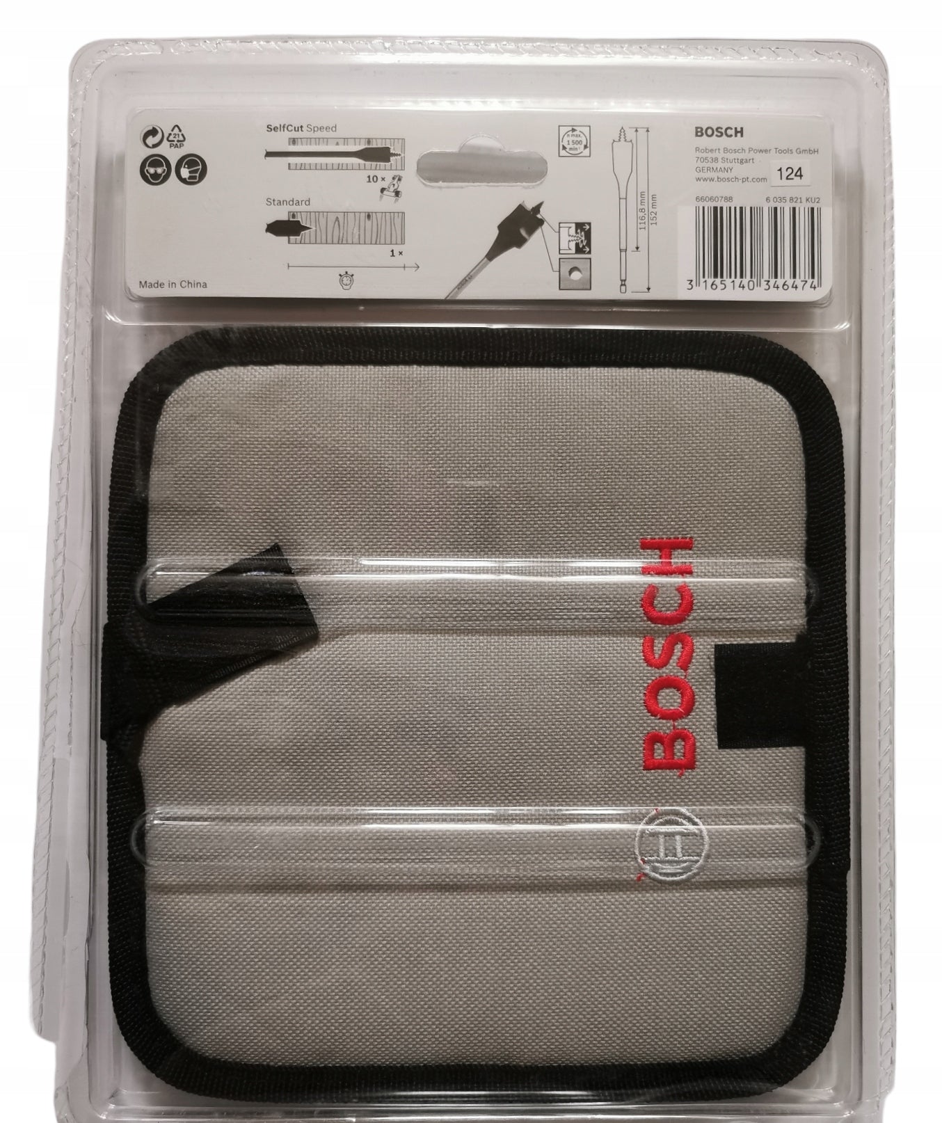 Bosch SELF CUT SPEED flat drill bit set 6 pcs Manufacturer code 2608595424
