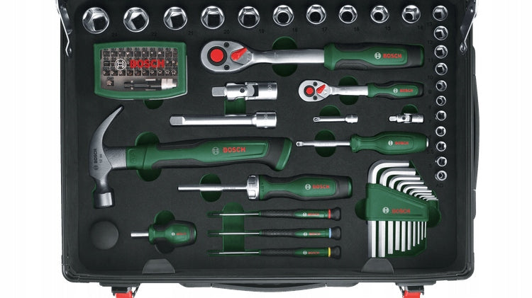 Bosch Tool set in case on wheels 119 elements 1600A02ZB4 Customs tariff code 82060000