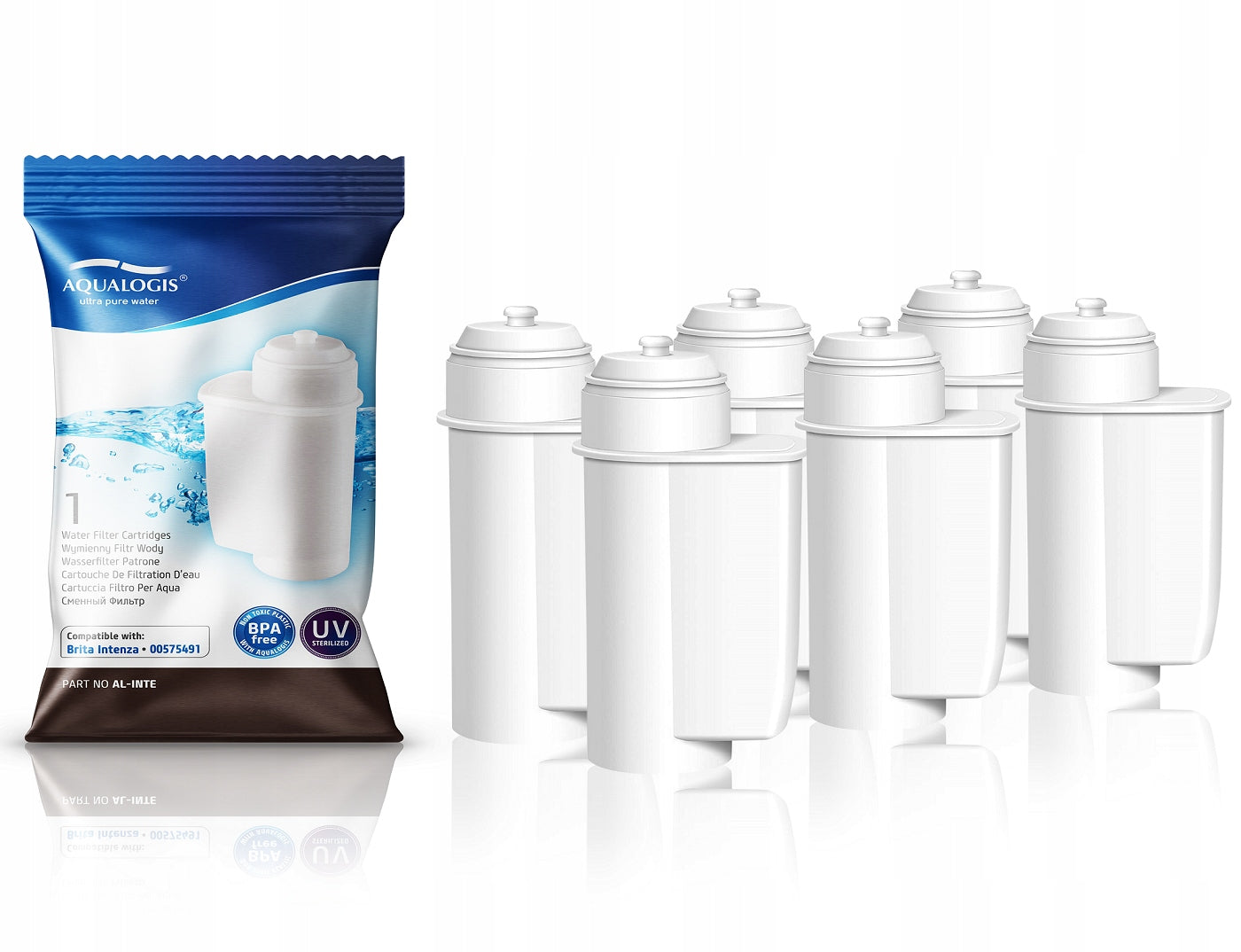 Bosch and Siemens COFFEE MAKER FILTER - AL-Inte Set of 6pcs Packaging status original