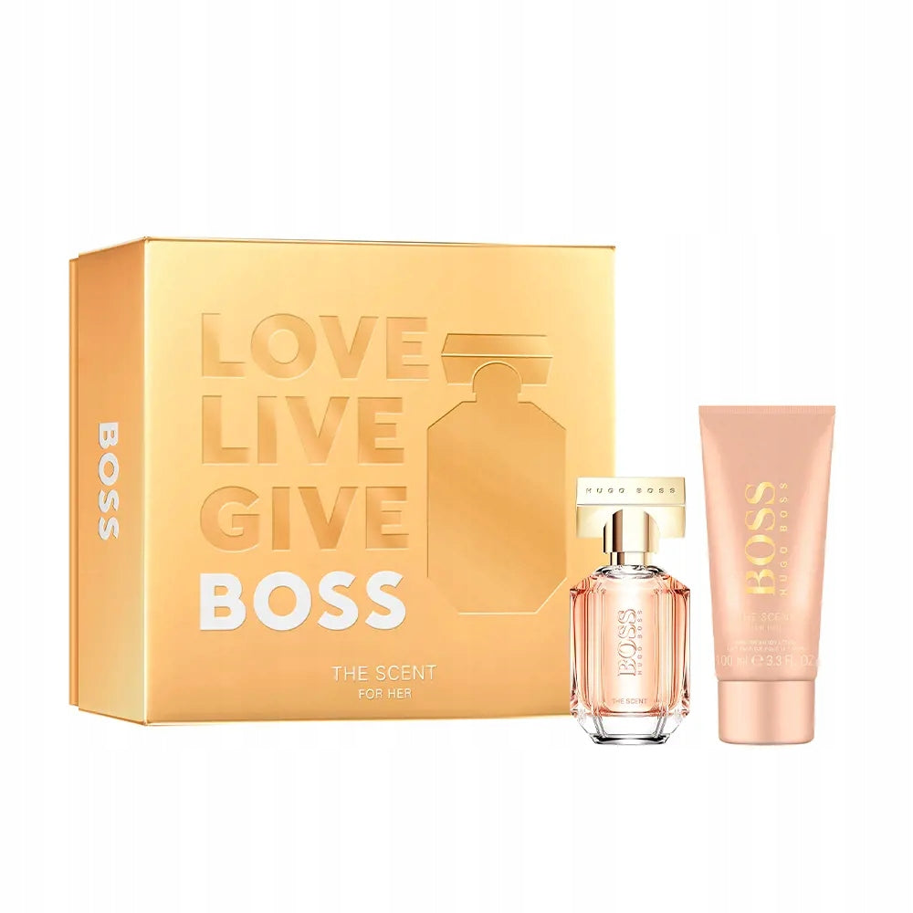 Boss The Scent For Her Eau De Parfum Spray 50ml Christmas Set Brand Hugo Boss