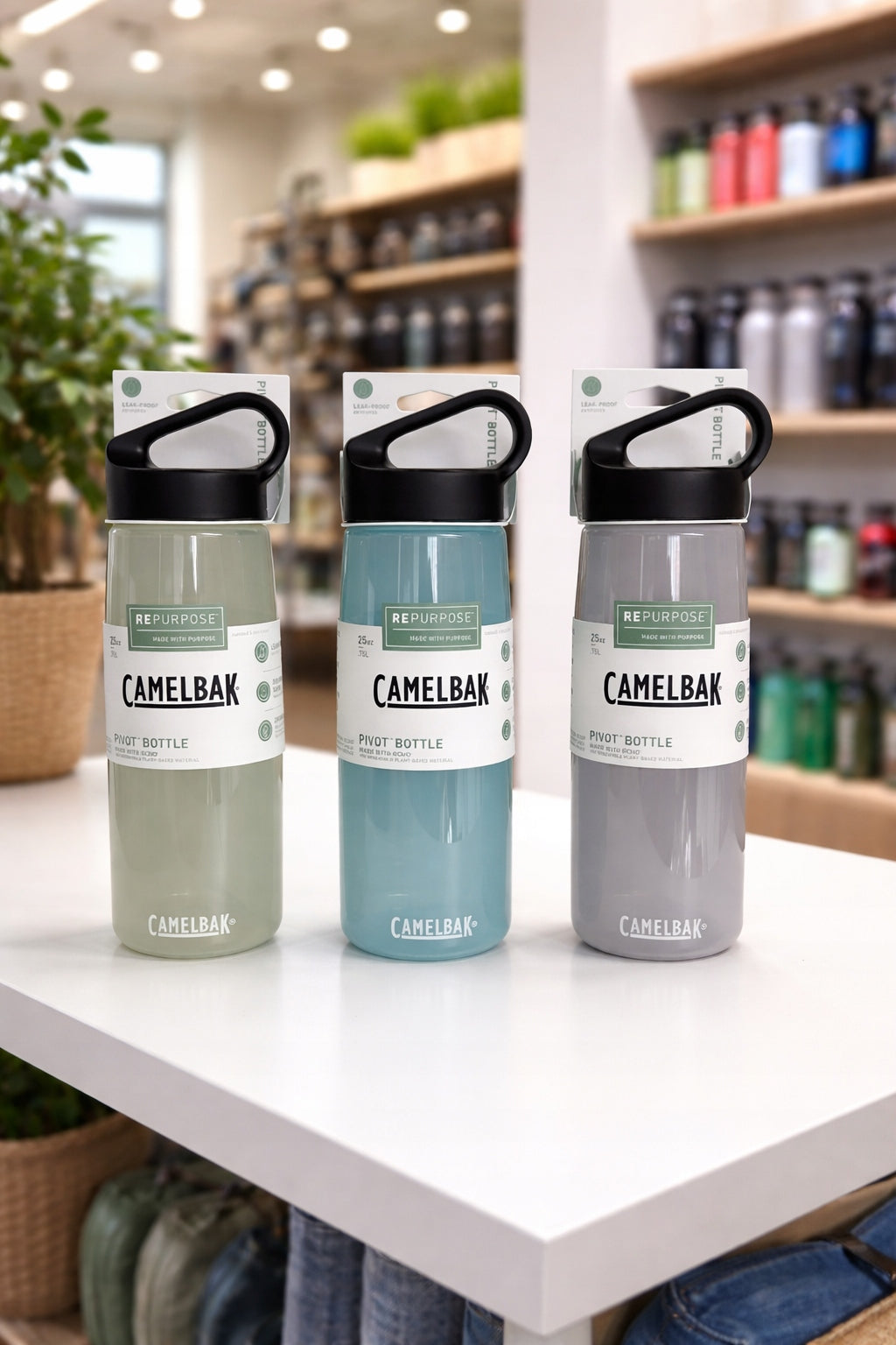 Bottle CamelBak 750 ml green bottle Model Pivot 750
