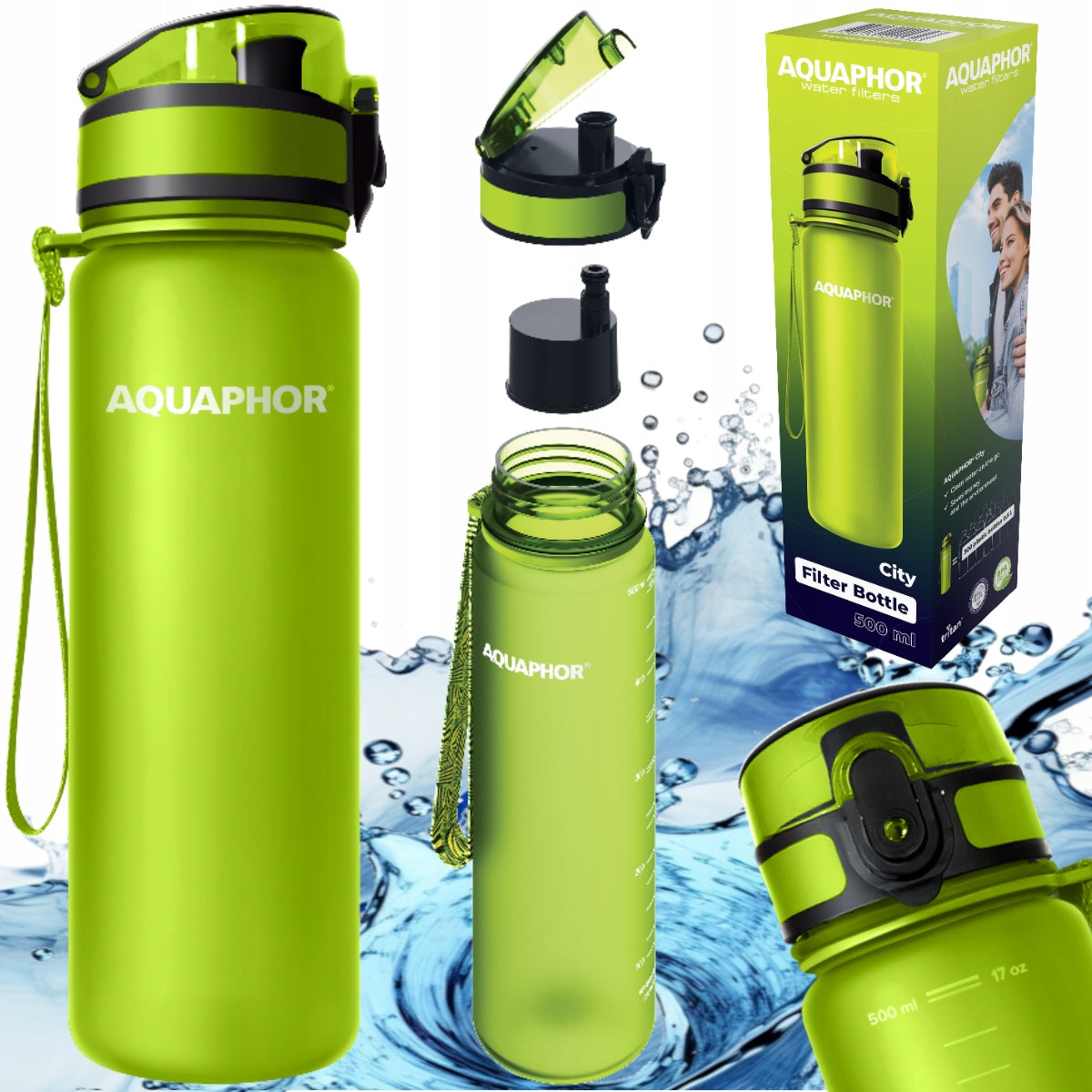 Bottle Filter bottle AQUAPHOR CITY 0,5 L