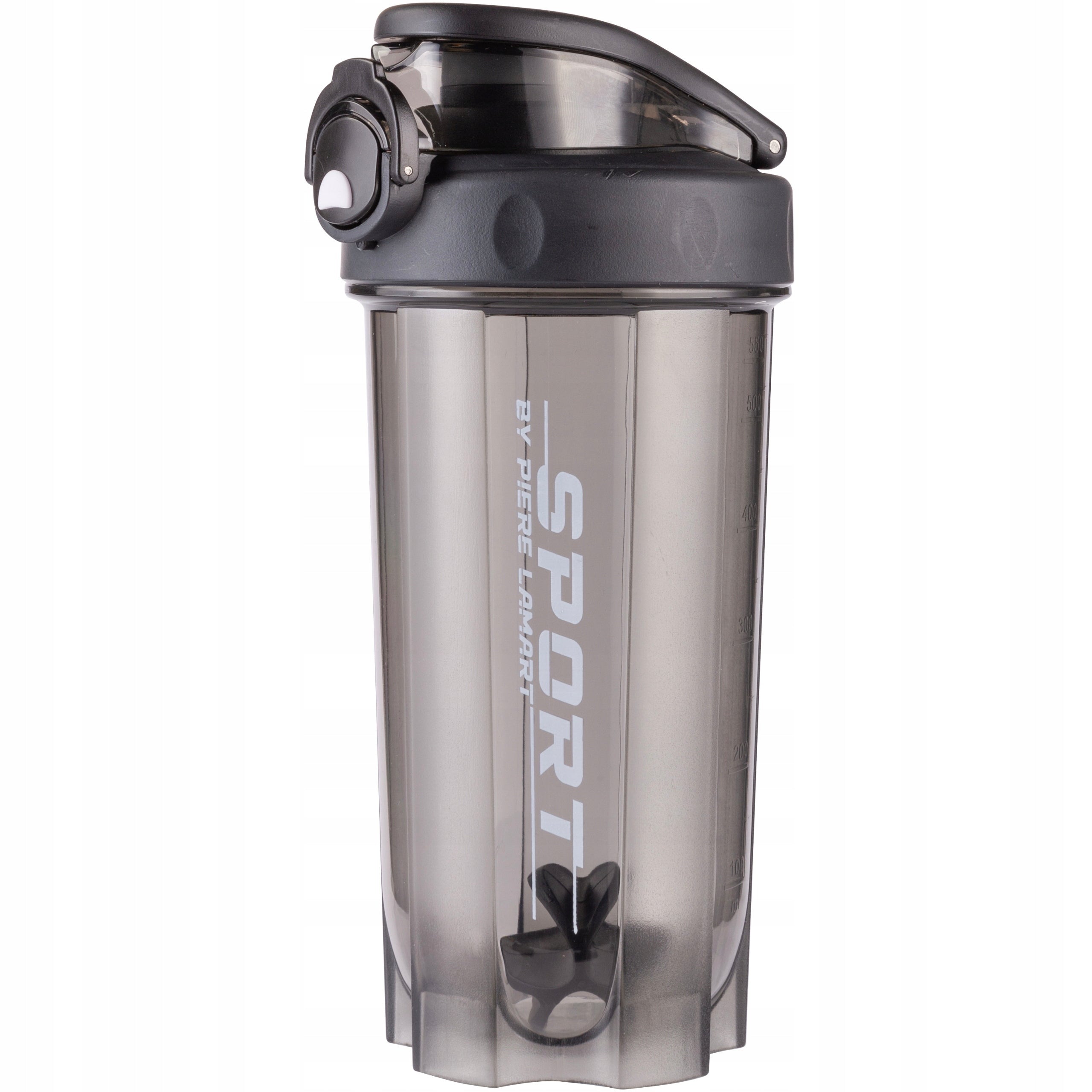 Bottle Sports Bottle SHAKER 600ml with Mixing Ball TRITAN Black