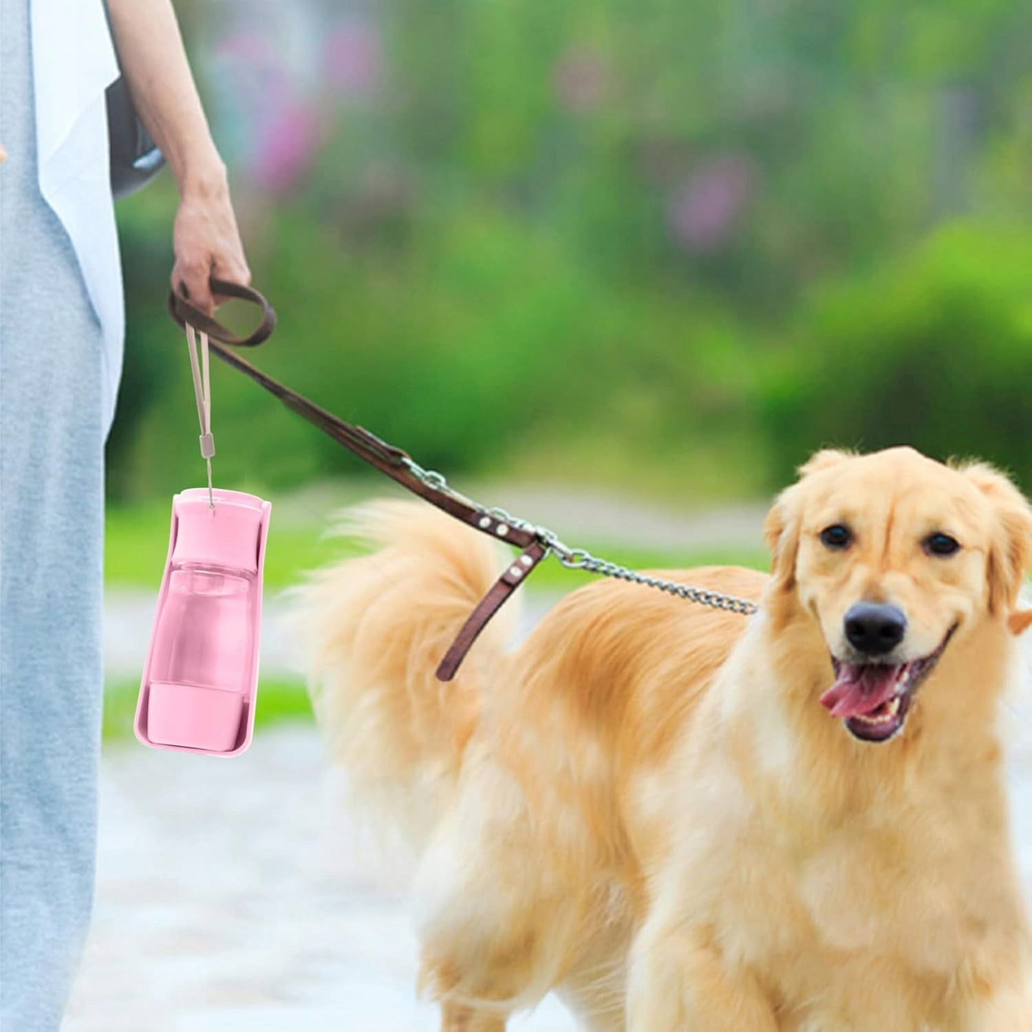 Bottle Tourist Bowl Water Bottle Portable Cat Dog Drinker 3in1 Material made from a synthetic material