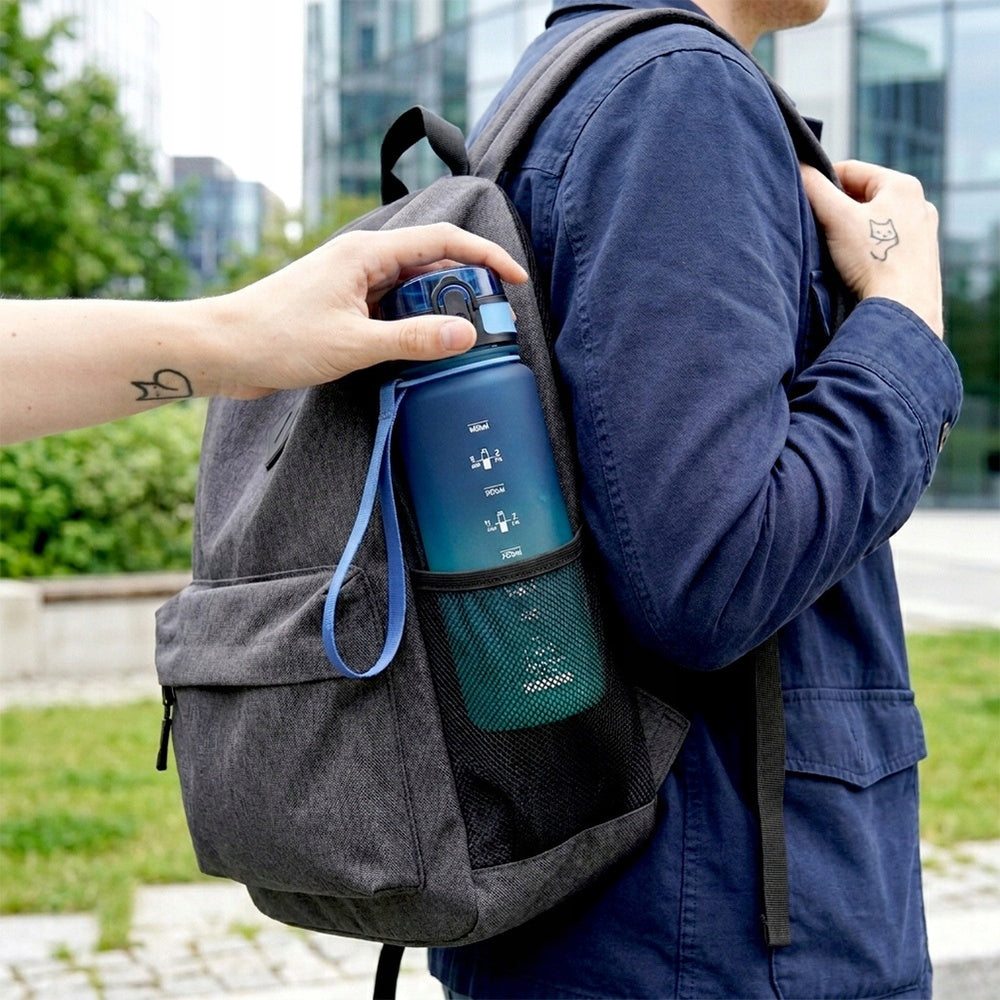 Bottle WATER BOTTLE sealed drinks with graduation sports travel 500 ml Weight 0.11 g