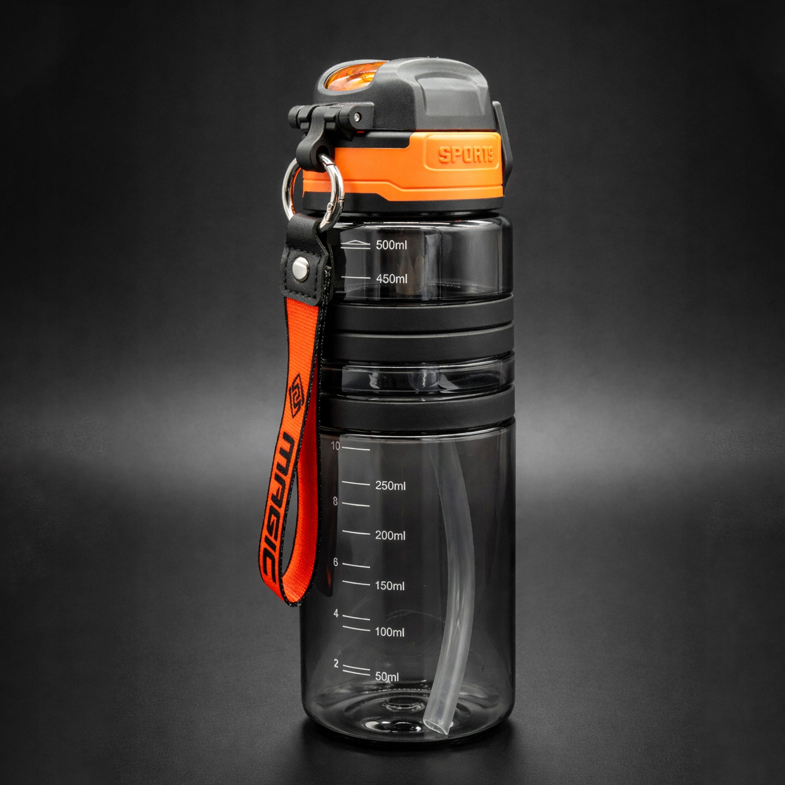 Bottle Water Bottle 500ml Tritan Airtight With Sports Measure BPA Free Brand VIXO