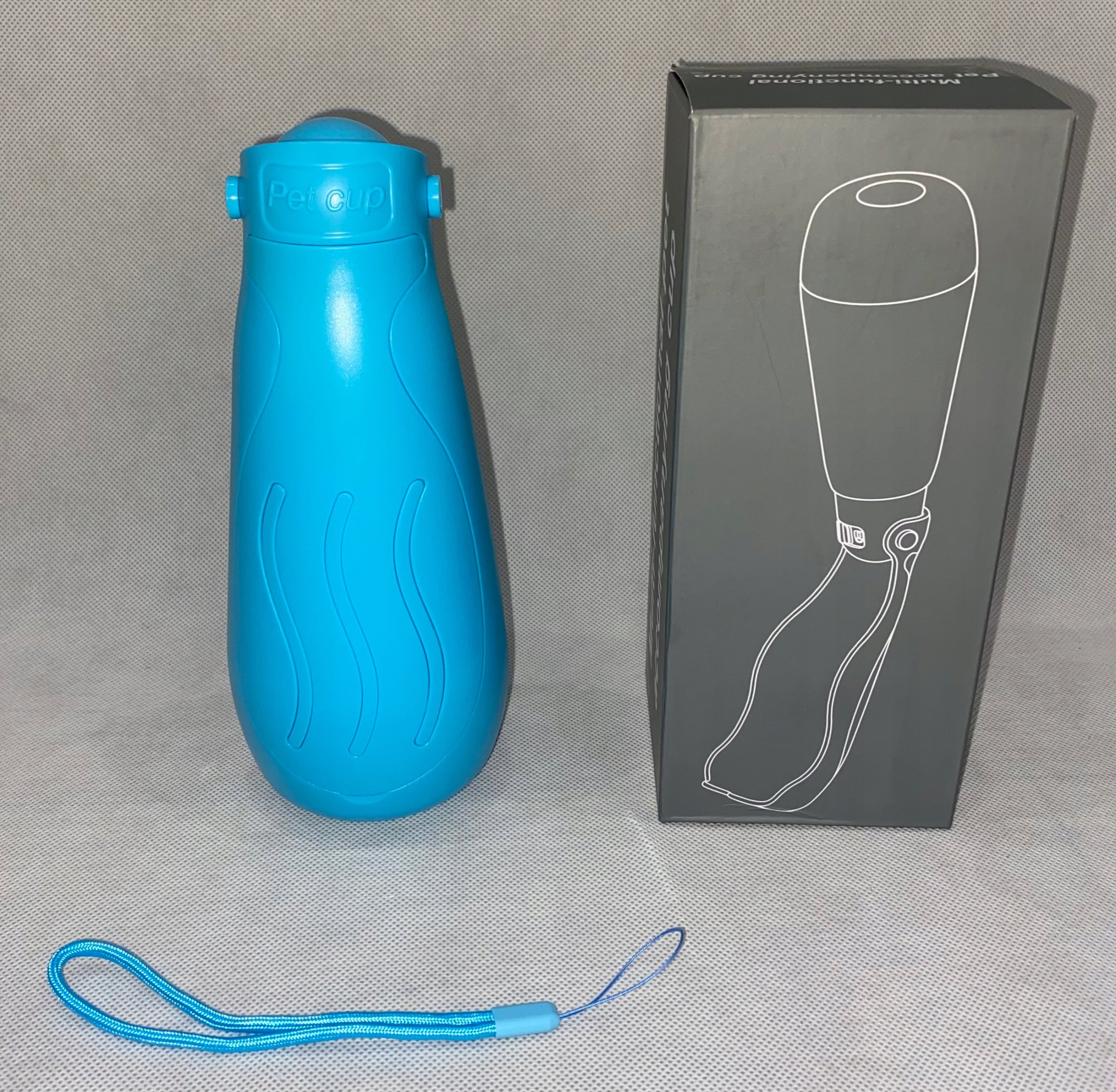 Bottle Water Bottle Dog Drinker for Water/Bags/Shovel, 3in1, Travel 420ml Capacity 0.42 l