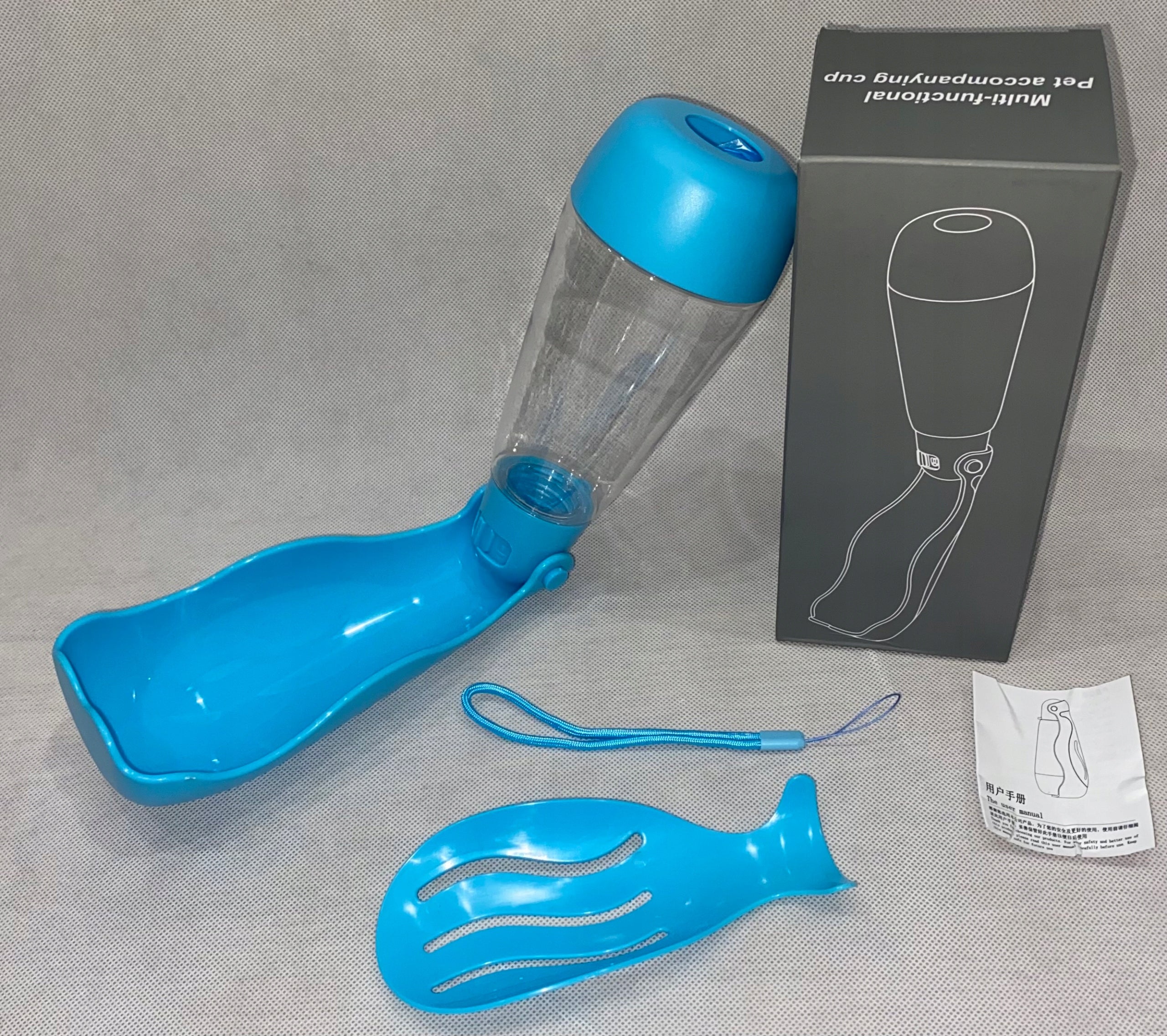 Bottle Water Bottle Dog Drinker for Water/Bags/Shovel, 3in1, Travel 420ml Device type water bottle