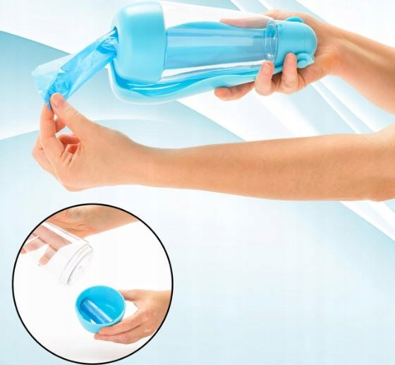 Bottle Water Bottle Dog Drinker for Water/Bags/Shovel, 3in1, Travel 420ml Manufacturer code B0C4V7V465