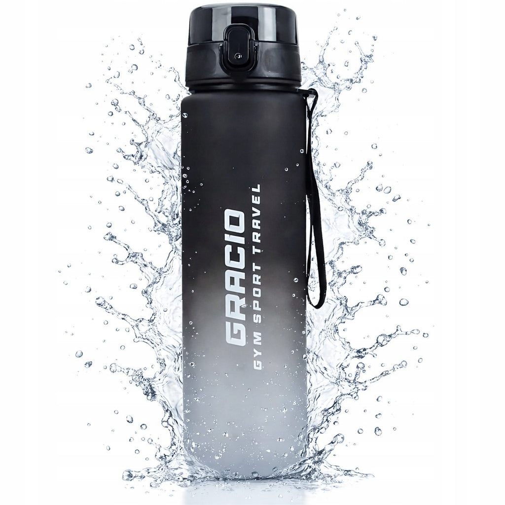 Bottle Water Bottle Tritan 1L Leakproof Sports Gym BPA Free GRACIO
