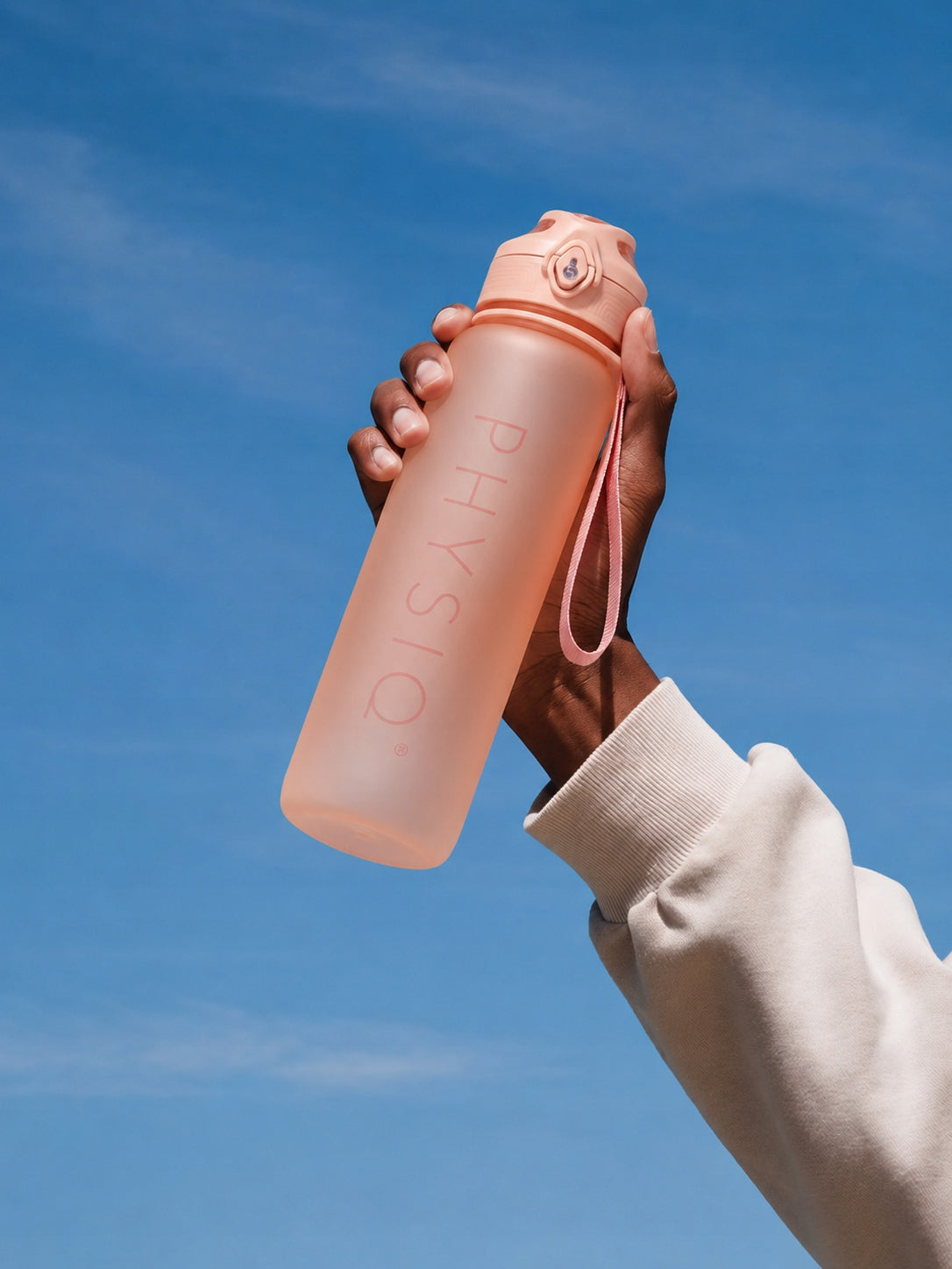 Bottle Water Bottle Tritan Airtight Measure 1000ml BPA Free PEACH Packaging status original