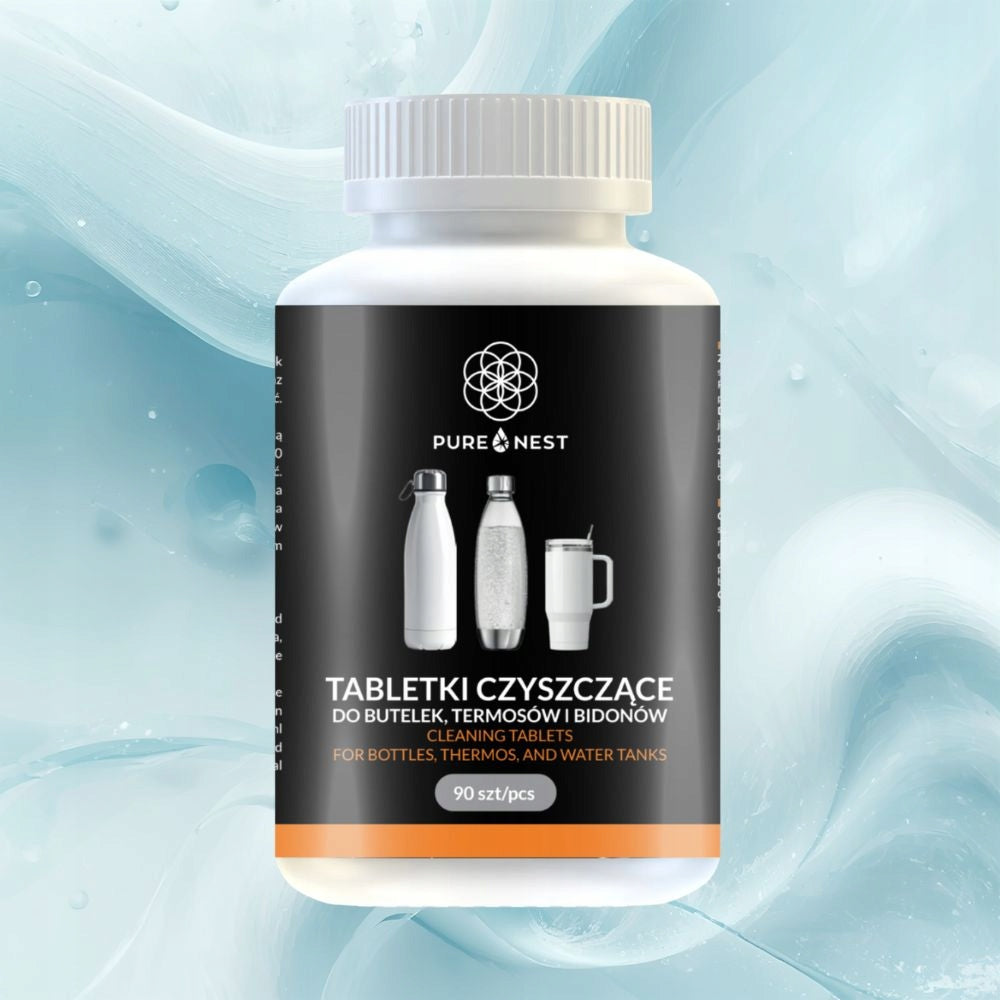 Bottle and Thermos Cleaning Tablets Pure Nest 90pcs. Manufacturer code usuwa osady tabletki czyszczące SodaStream