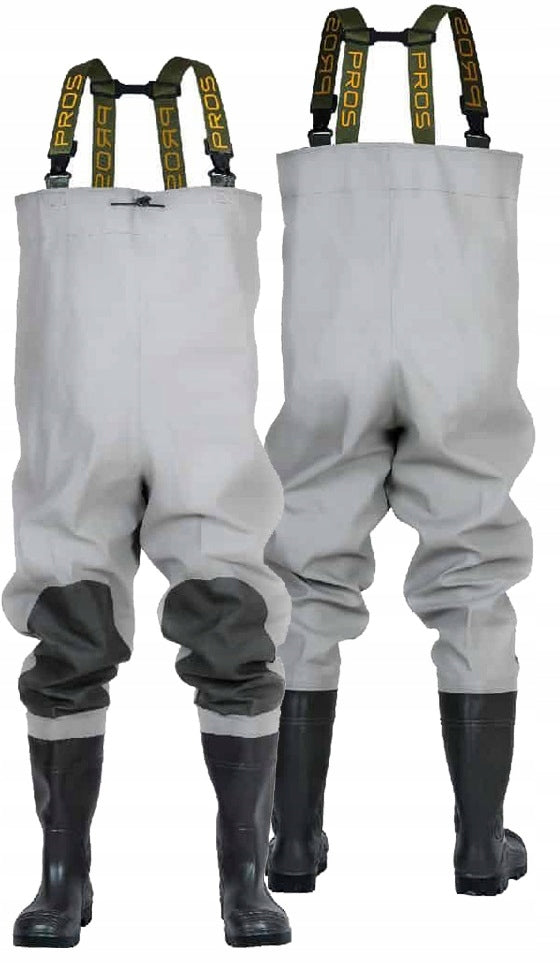 Bottoms PROS Reinforced Fishing Waterers POLISH Fishing Harness STRONG