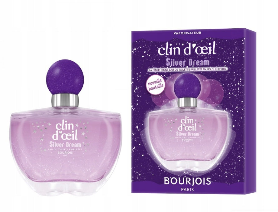 Bourjois Clin D’Oeil Silver Dream Eau de Toilette 75ml EDT Eau De Toilette Packaging status original
