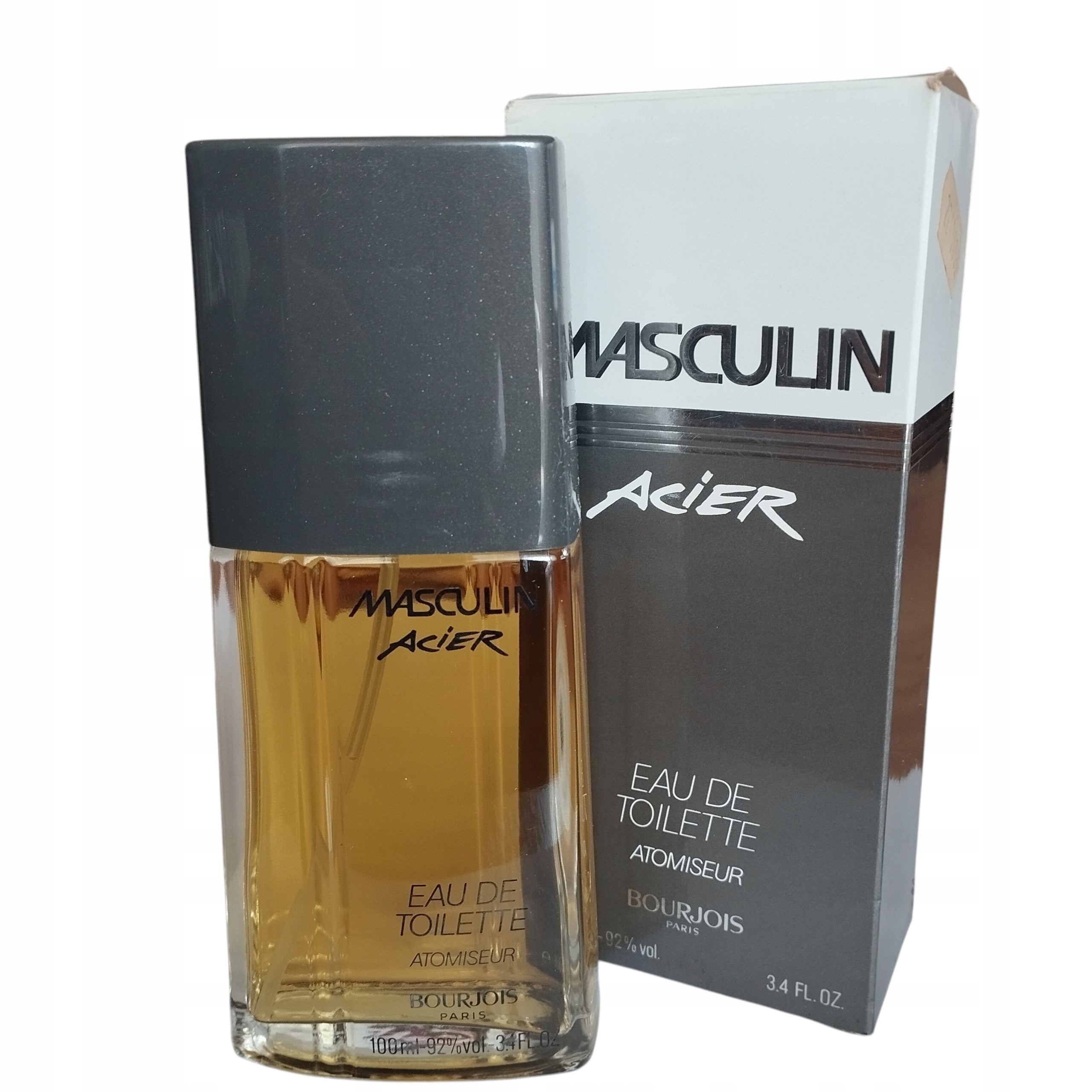 Bourjois Masculin Acier 100ml Eau de toilette male EDT ROBO