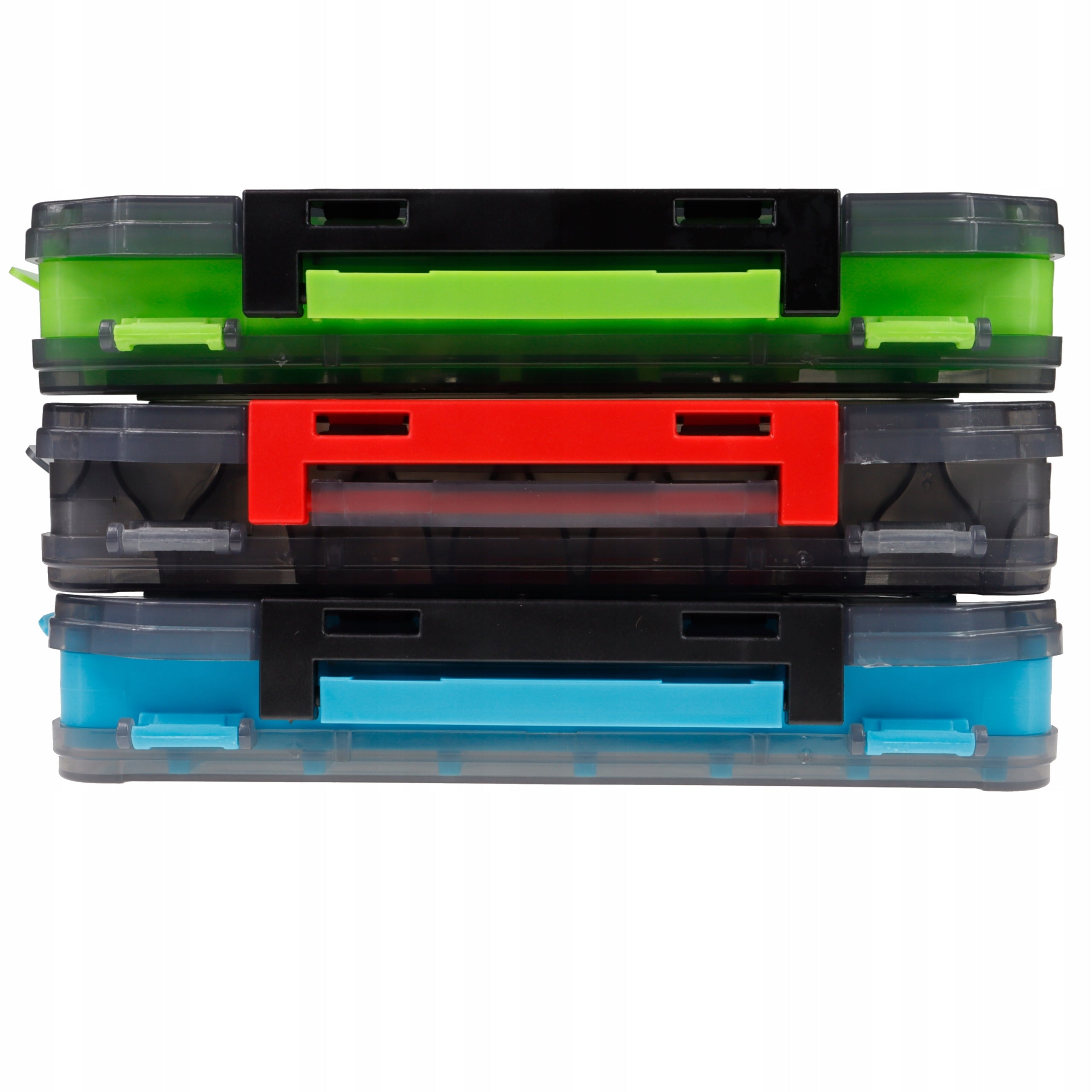Box 20x14x3,5 cm bait organizer wobblers roosters rubber sheet Kind box